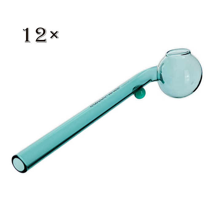 12pcs Green Glass crafts Sweet Puff 12cm - RORA