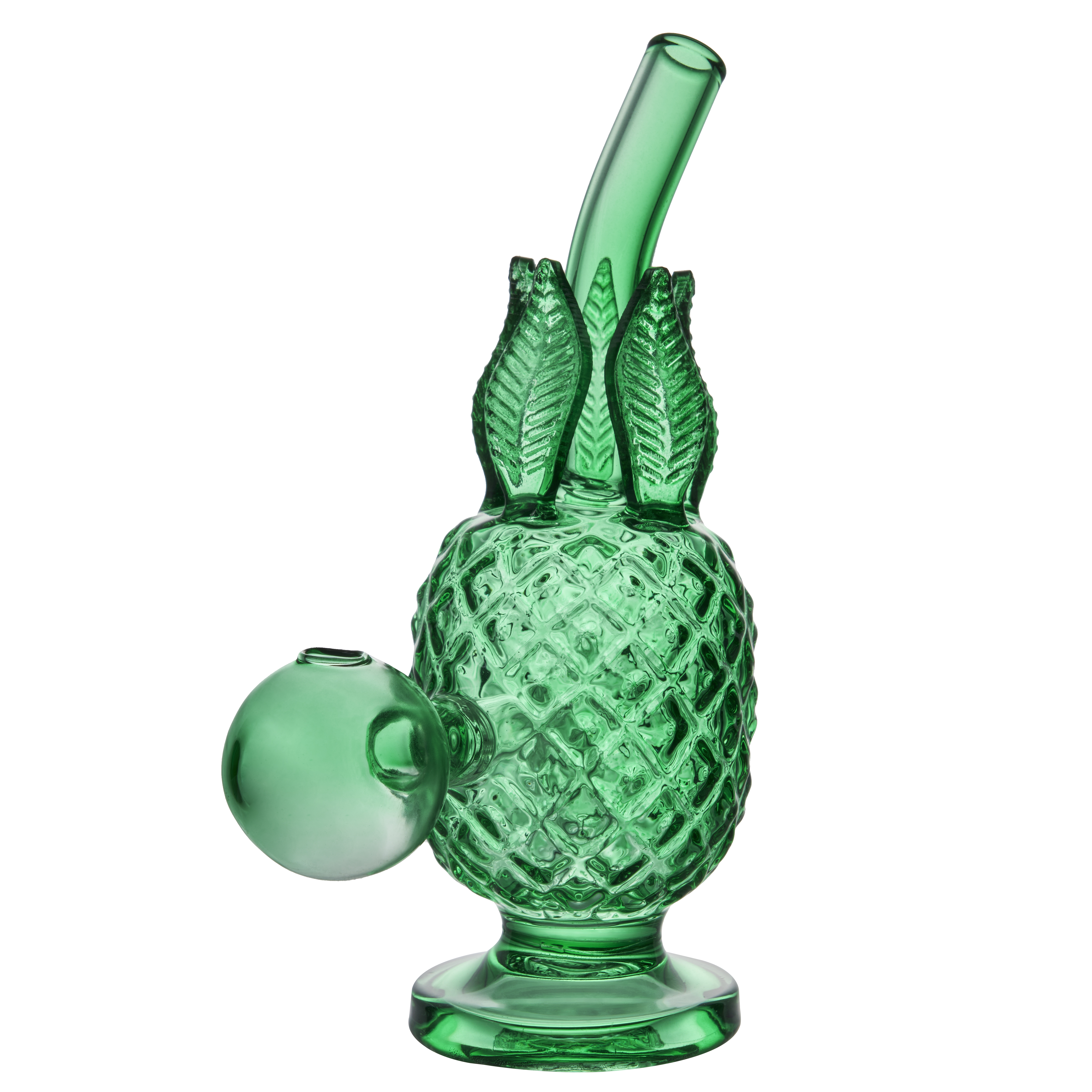 Pineapple Glass Bong, 14mm Joint, Blue & Green Styles | 5.51inch - RORA