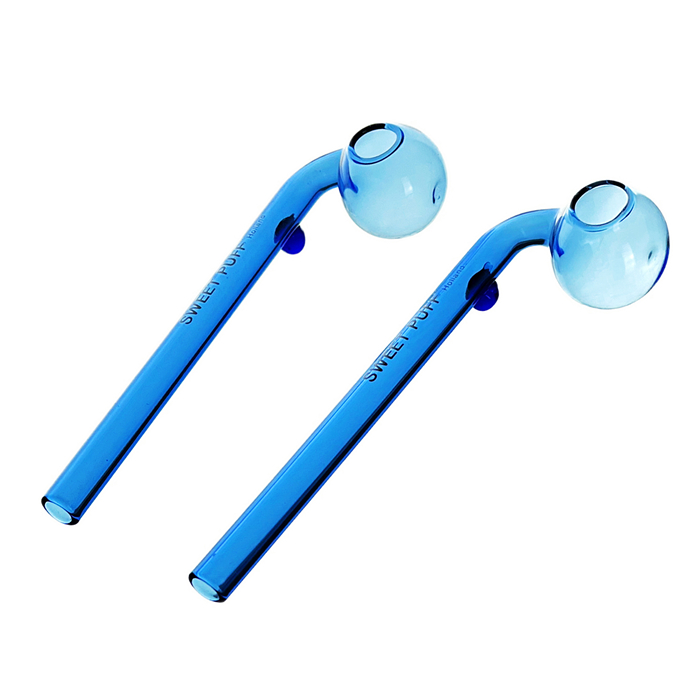 12pcs Blue Glass crafts Sweet Puff 12cm - RORA