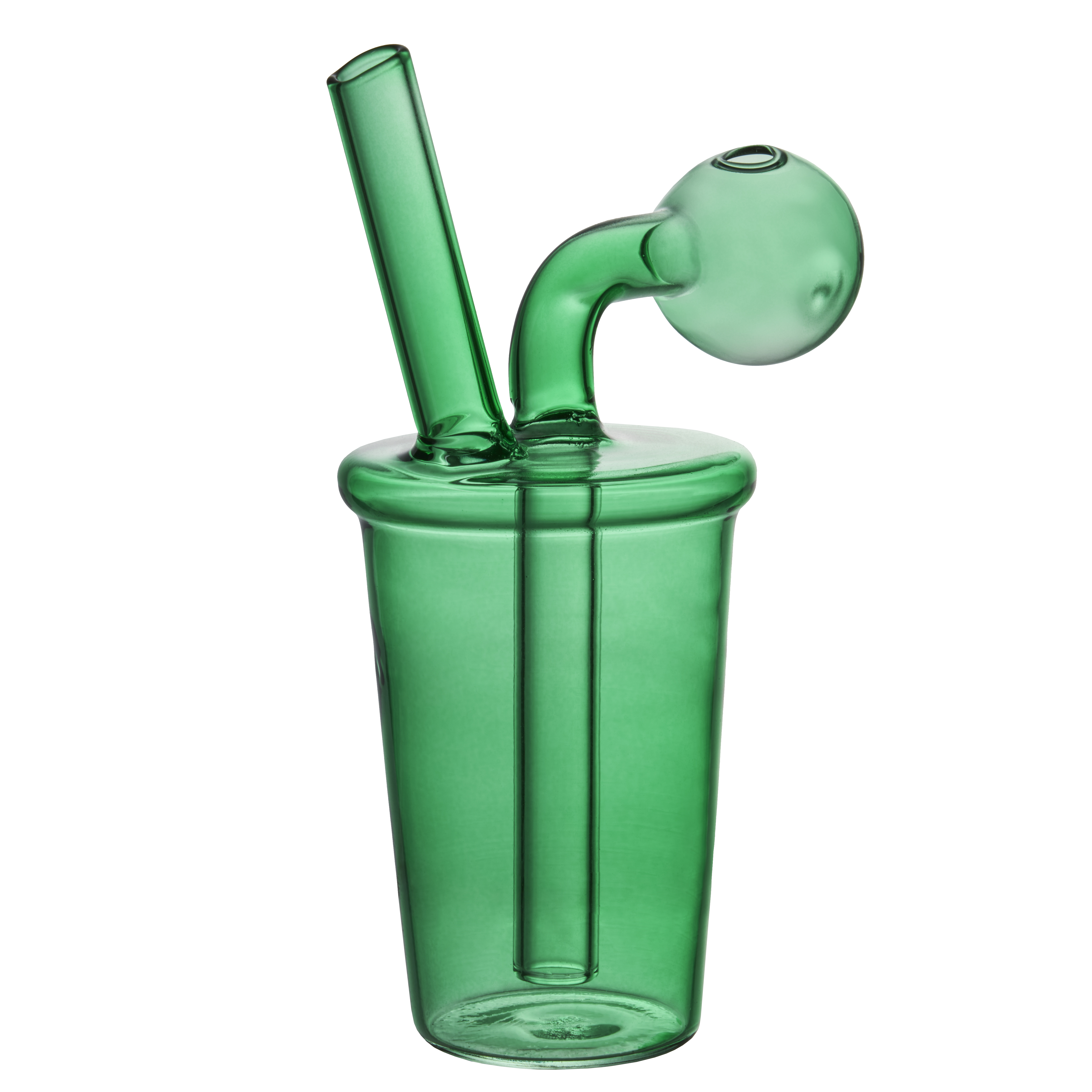 Mini Glass Bong Oil Burner Pipe Water Pipe Dab Rig 14.5mm Joint - RORA