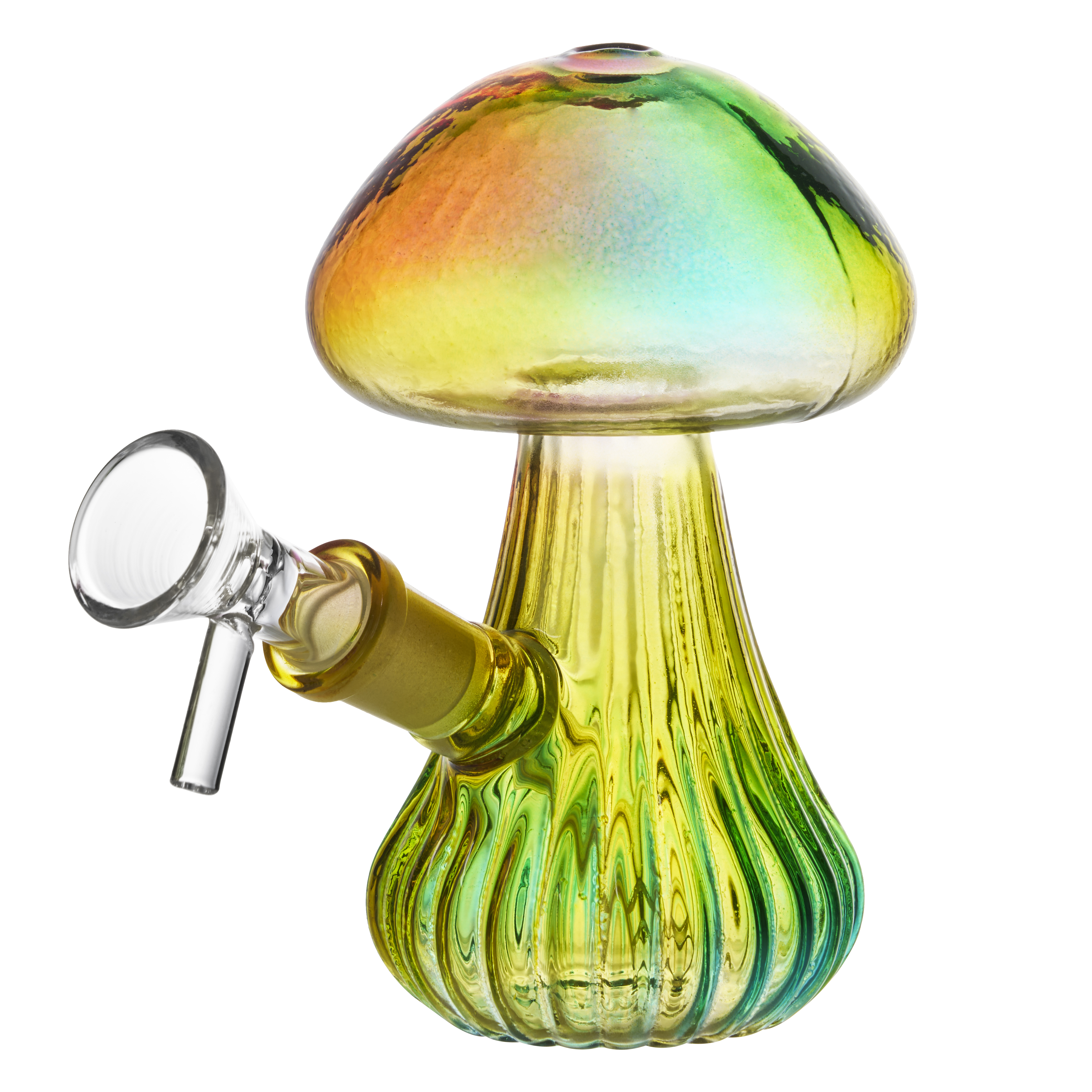 Colorful Mushroom - Shaped Mini Glass Pipe, Unique Handmade Smoking Accessory for Enthusiasts - RORA