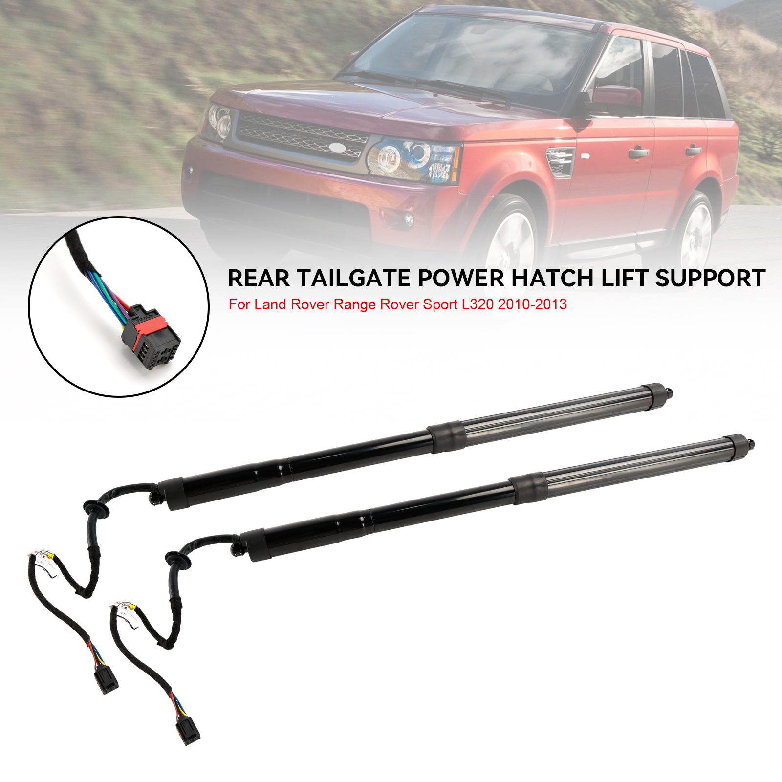 2PCS Tailgate Gas Strut Electric LR051443 Fit for Range Rover Sport L320 2010-2013