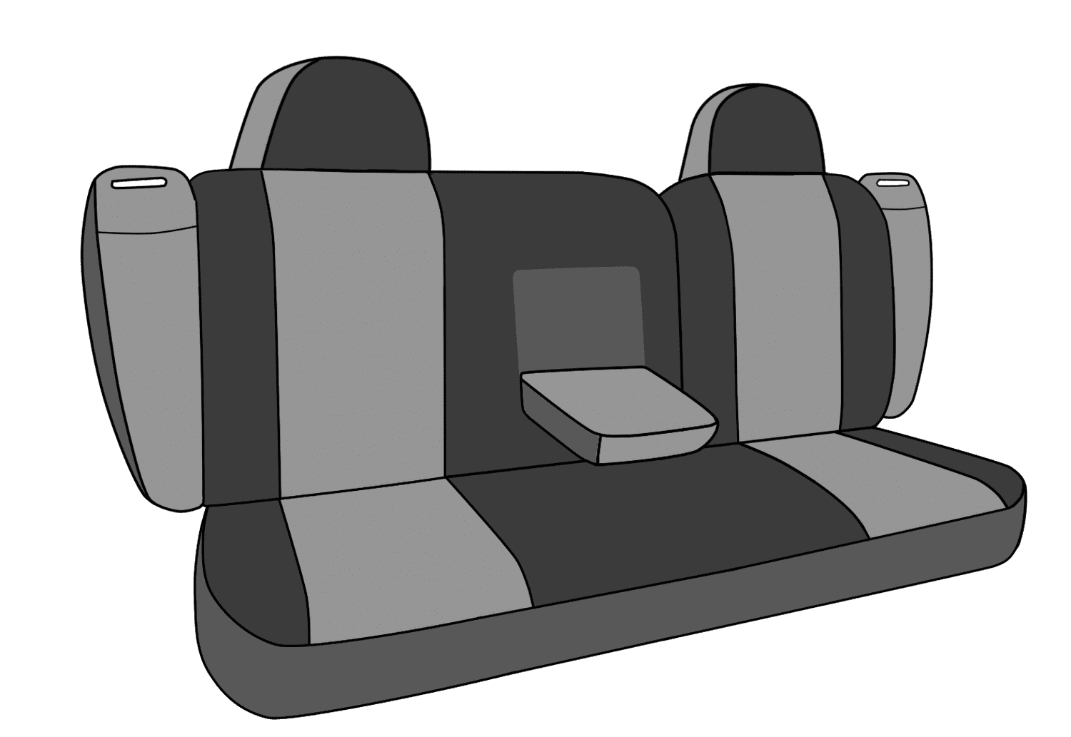 CalTrend Rear 40/60 Split Back & Solid Cushion Mossy Oak Seat Covers for 2020-2022 Nissan Sentra - NS396-79MB Shadow Grass Blades Insert with Black Trim