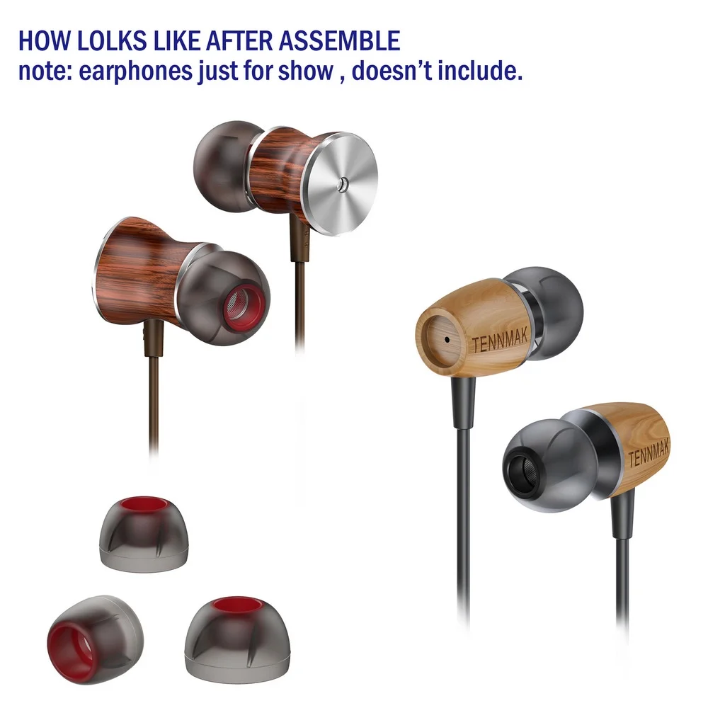 TENNMAK Turbo Eartips Compatible with Soundcore by Anker Liberty 2 Pro & 3 Pro & 4 Earbuds Ear Tips Earpad with SML Size *6 Pairs