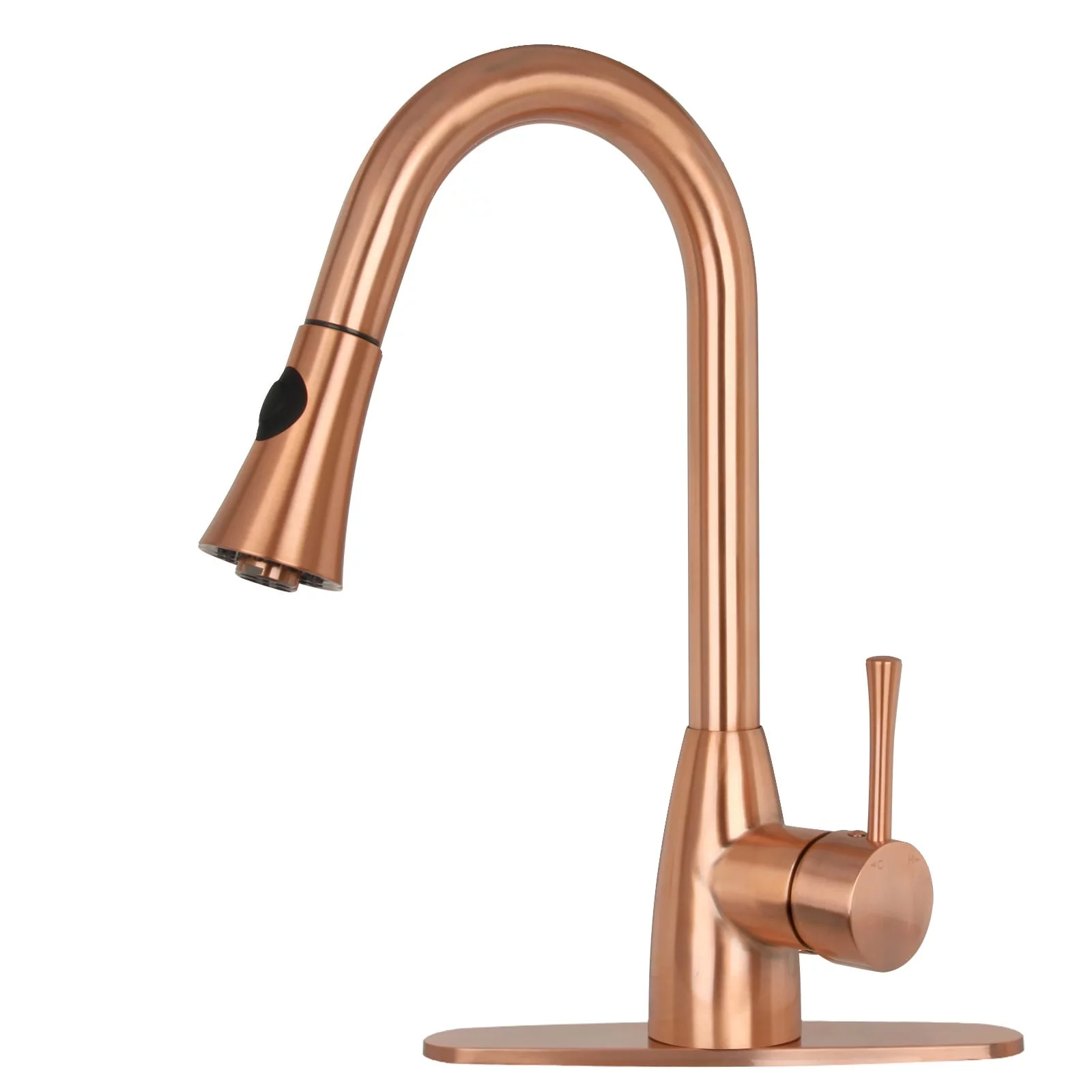 Akicon Kitchen Faucet with Single Level Handle and Pull Down Sprayer Antique Copper Copper Finish