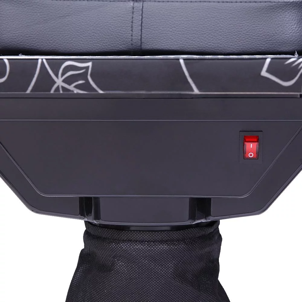 Zimtown Portable Manicure Table Foldable Nail Desk with Dust Collector, for Technician Spa Salon Workstation