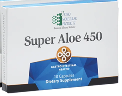 Super Aloe 450 Single Blister Pack (10 capsules) by Ortho Molecular Products