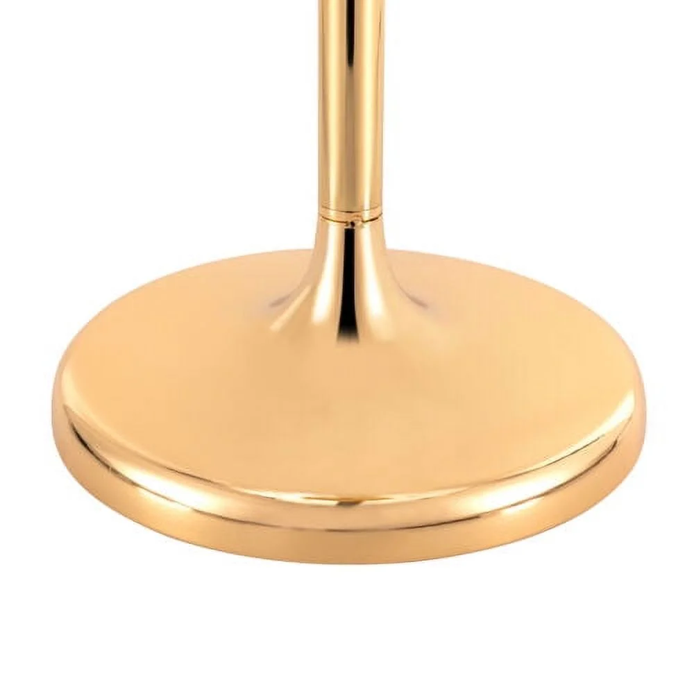 27.5 inch Tall Crystal Flower Vase For Wedding Centerpieces Gold Vases 10Pcs