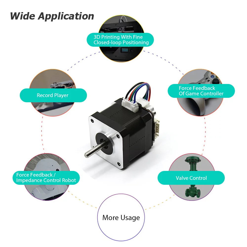 42 Two-phase Stepper Motor with Driver Board Kit 4- 1.5A 1.8 Degrees Compatible with 3D Printer DIY