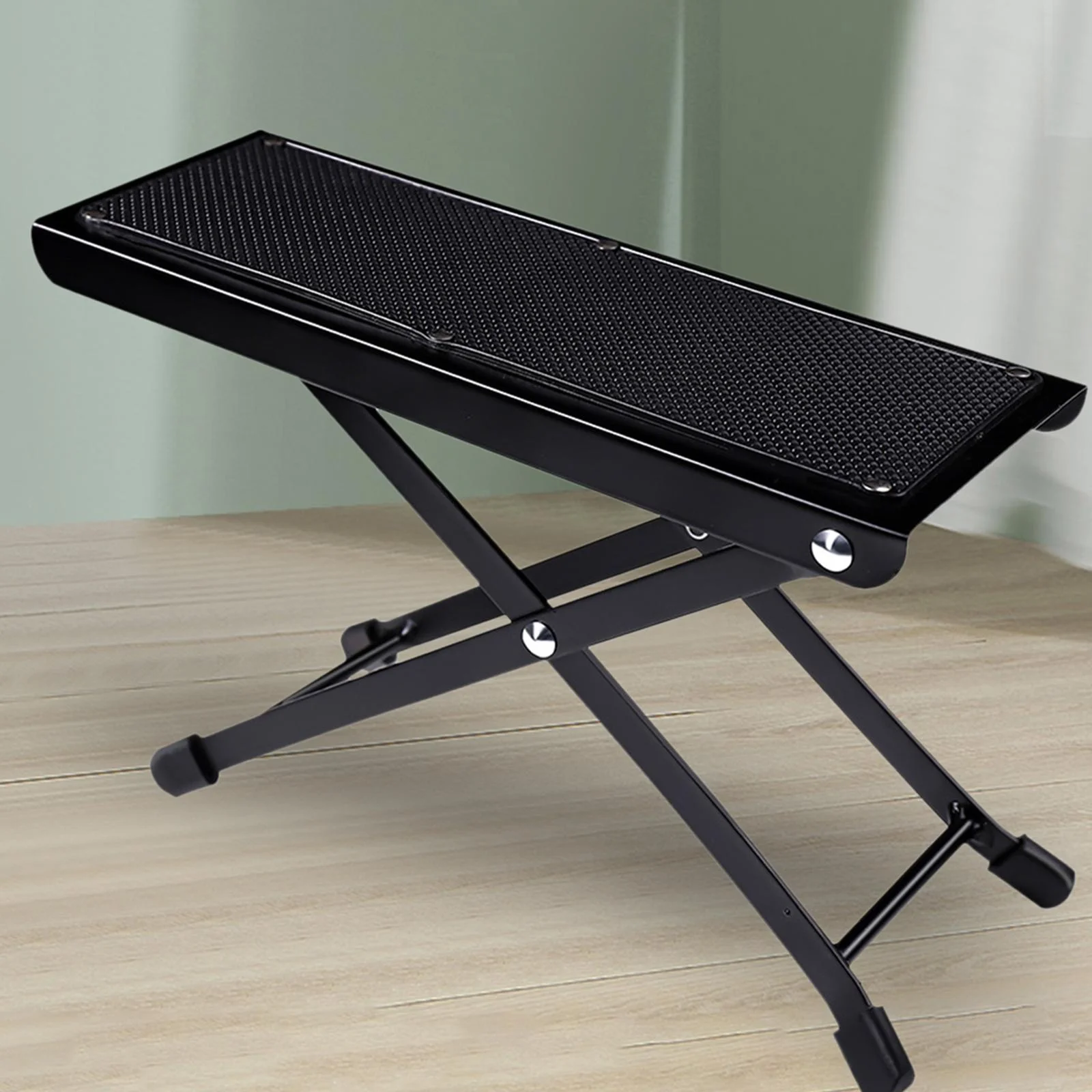Pedicure Desk Footrest Ergonomic Footrest Foot Stool Non Slip Pad Beauty Pedicure Guitar Foot Stool for Home Manicure Table