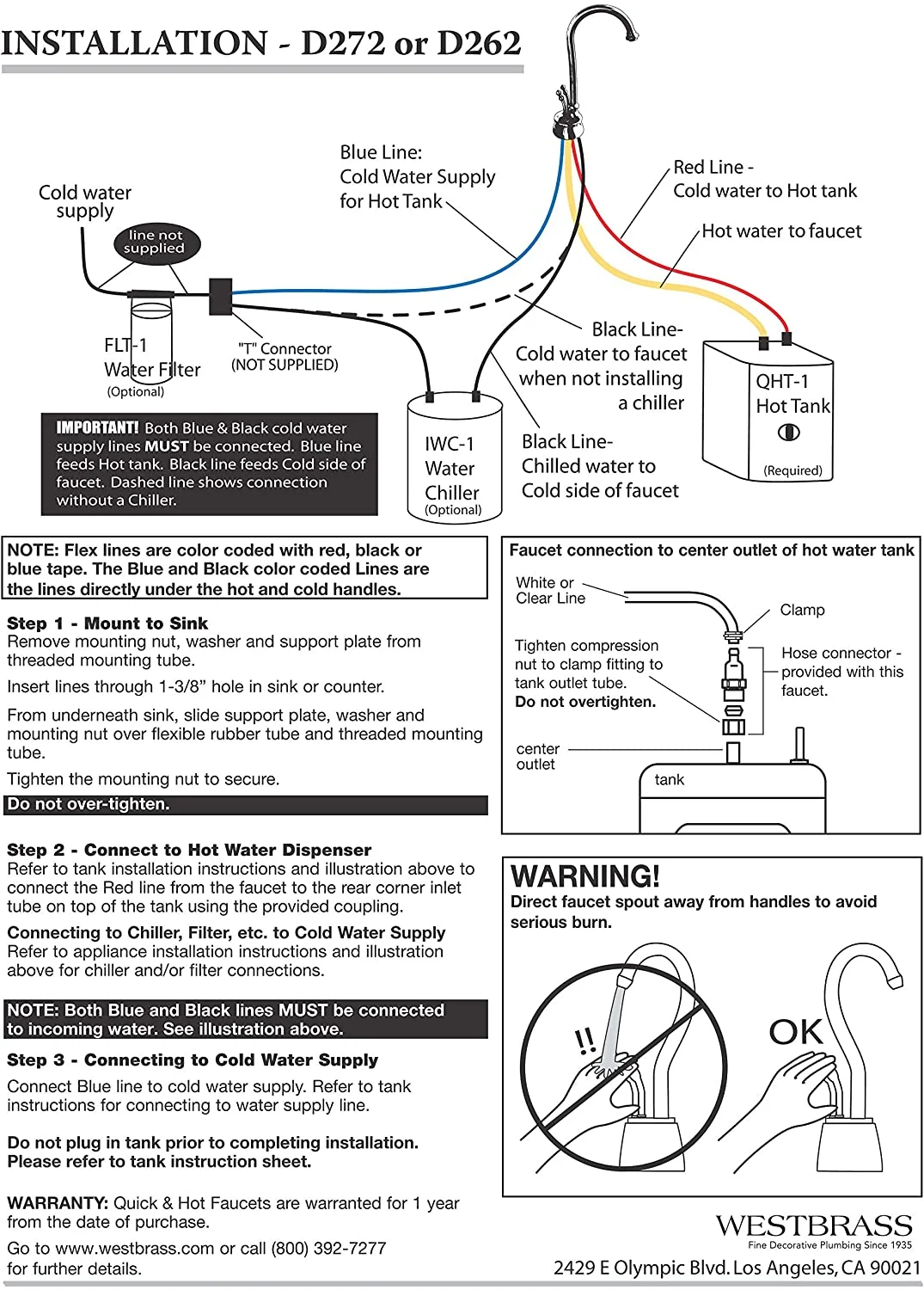 Westbrass D262HFP-11 Docalorah 10