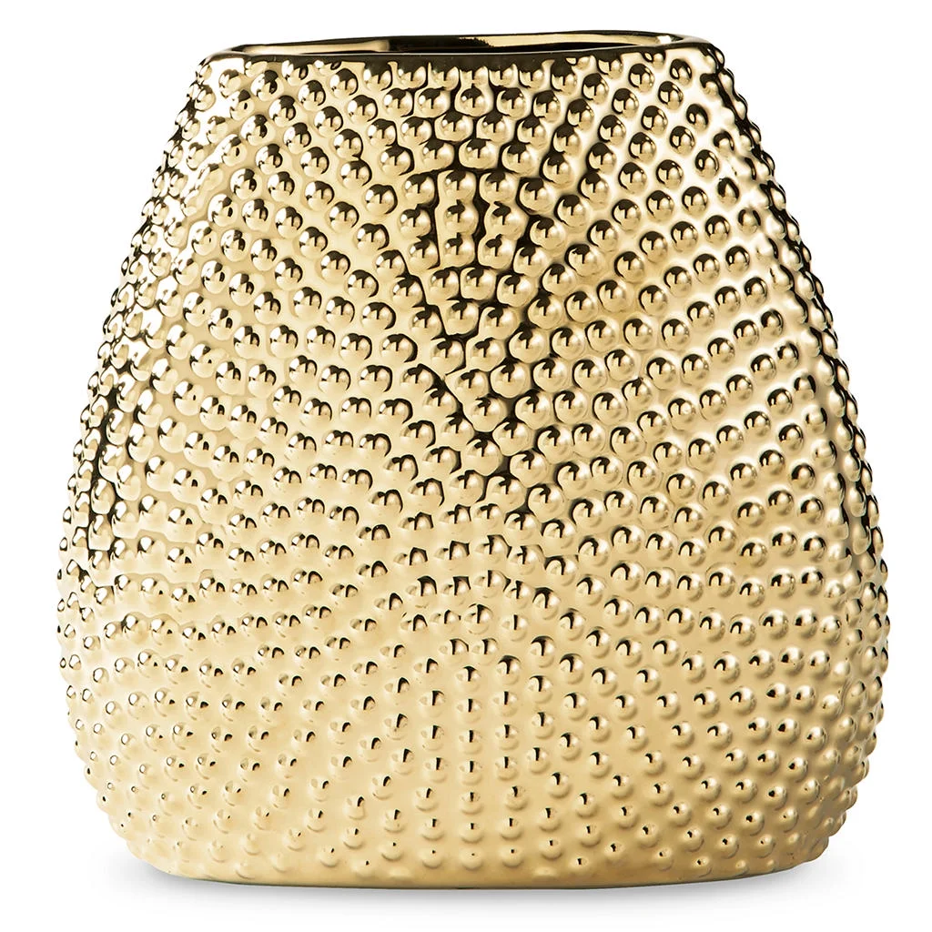 Signature Design by Ashley Contemporary Efim Vase  Gold Finish