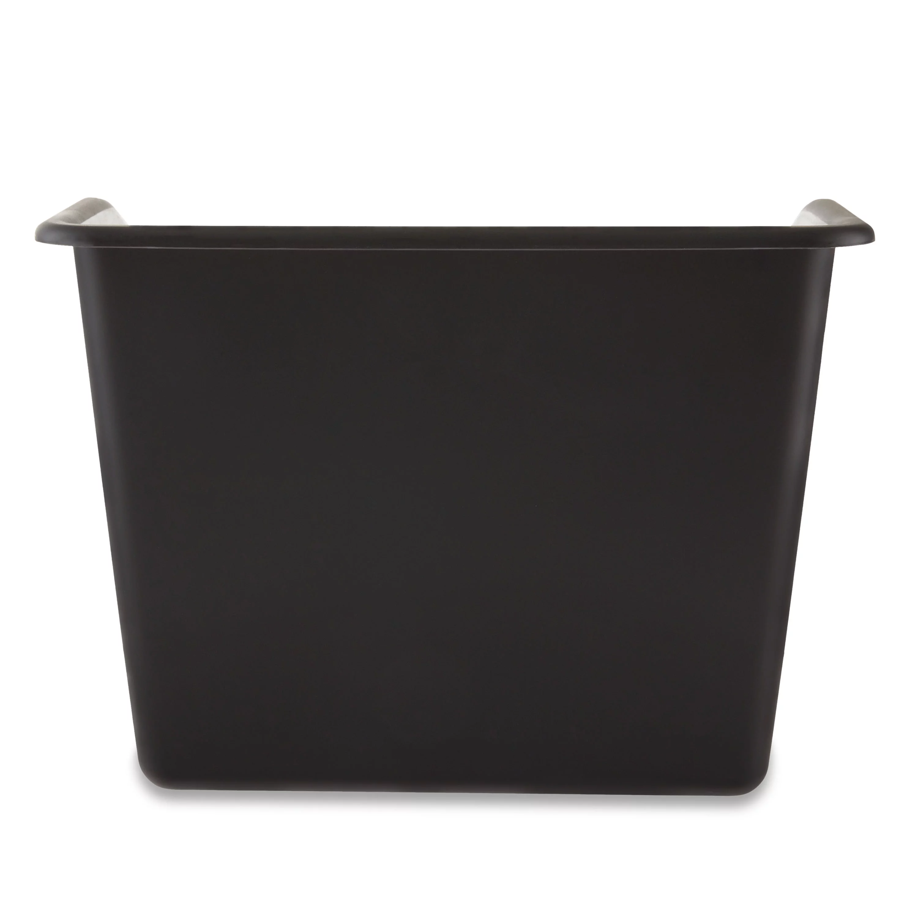 Pen + Gear Large Book Bin Desktop Organizer with 2 Removable Dividers, Black