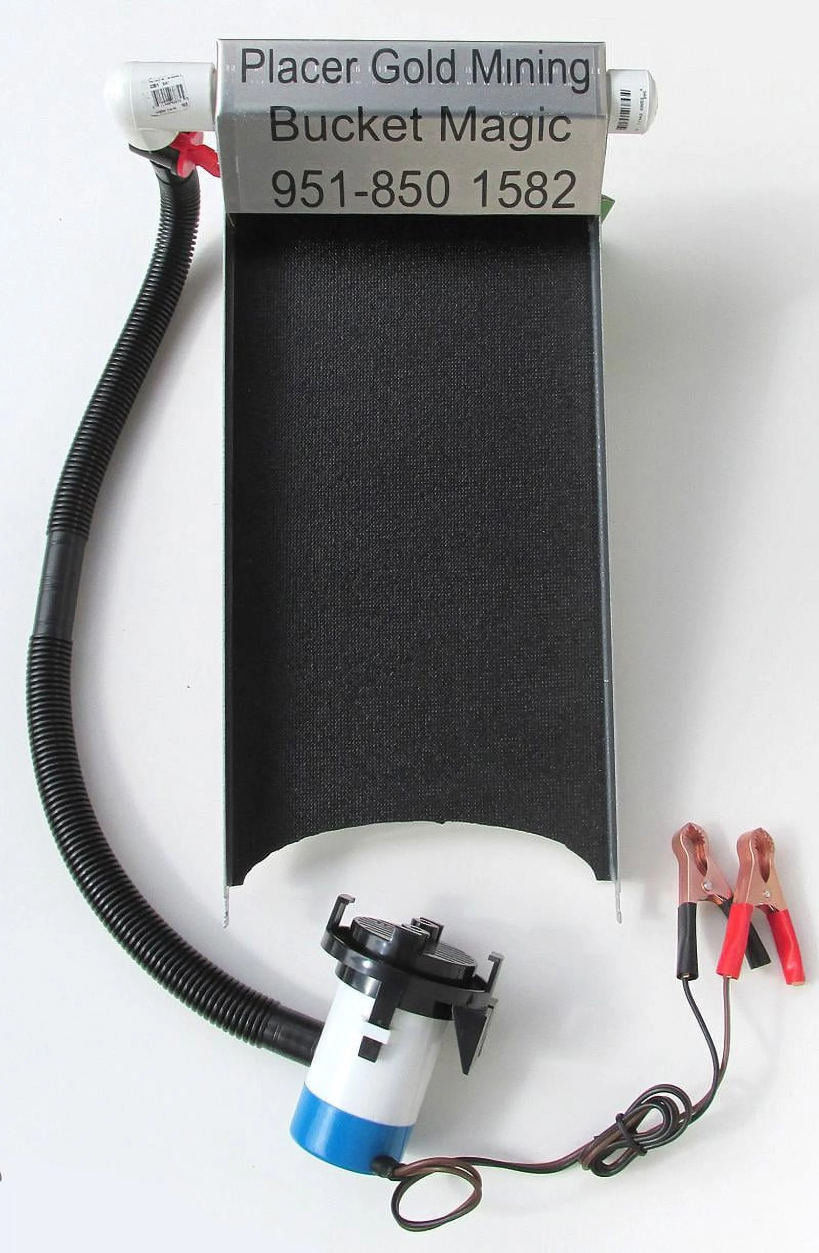 Black Magic Mini Bucket Kit for Fine Gold Recovery - Miller Table - Gold Mining Equipment