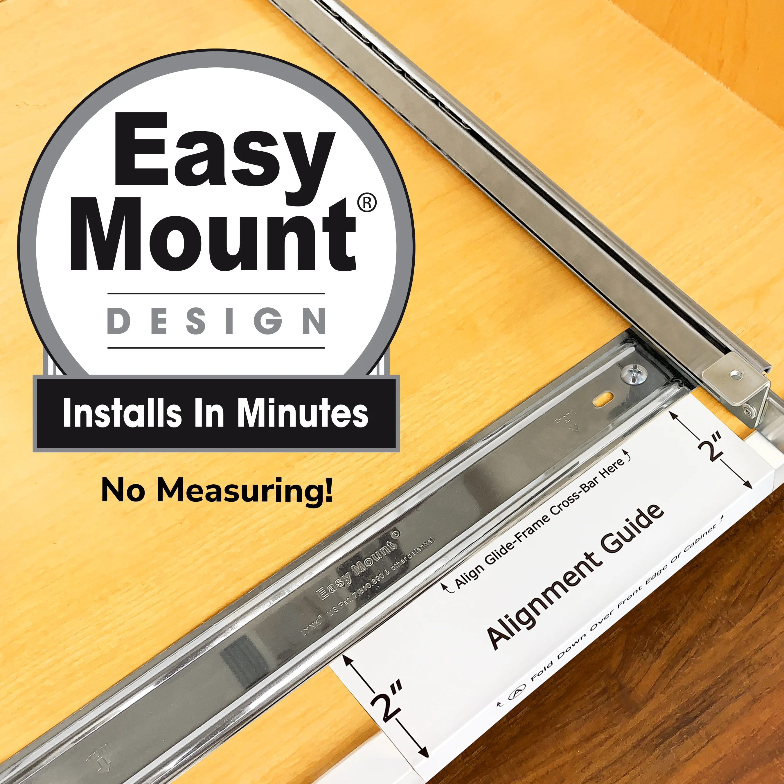 LYNK PROFESSIONAL® SELECT™ Slide Out Under Sink Cabinet Organizer - Lifetime Ltd Warranty- Slide Out Drawers for Kitchen Cabinets - Sliding Pantry Shelves - Roll Out Shelf for Pots, Pans 11.5