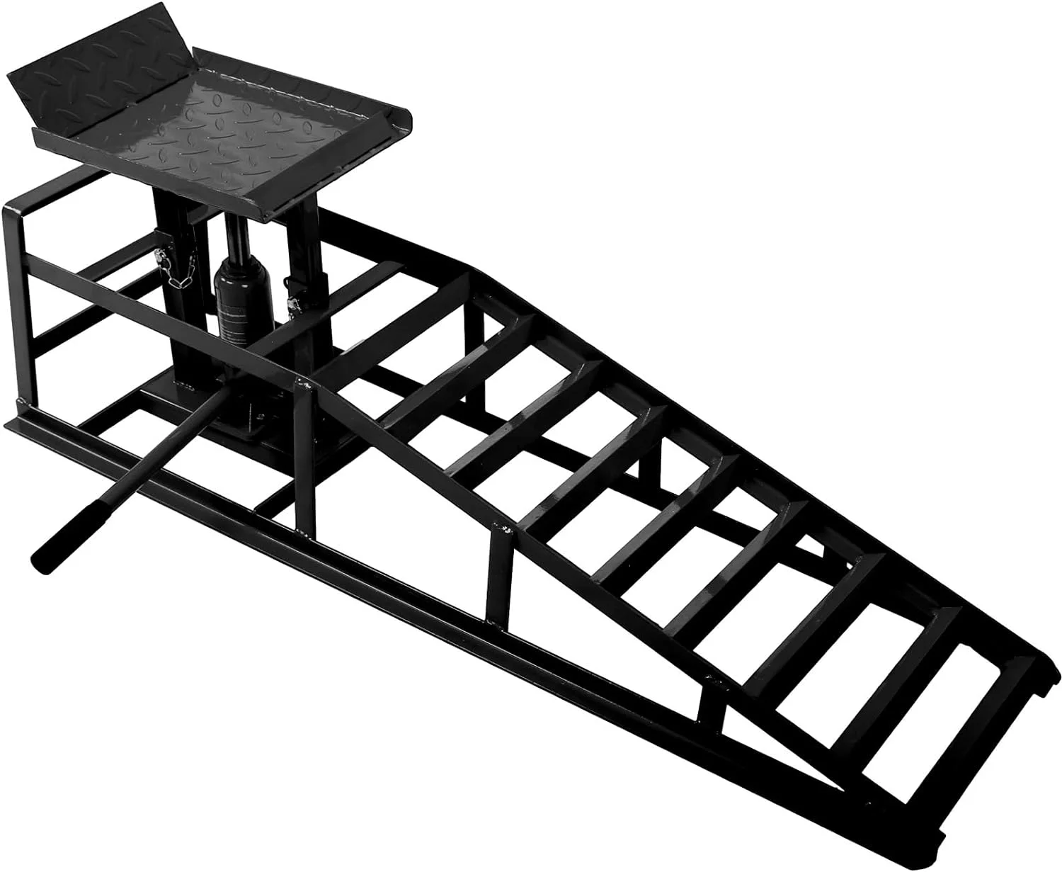 Tabaray Car Ramps Lifts 10000Lbs 5T Capacity Garage Vehicle Lift Ramps Auto Car Truck Service Ramps Lifts Automotive Hydraulic Lift Repair Frame Lift (Set of 2, Red)