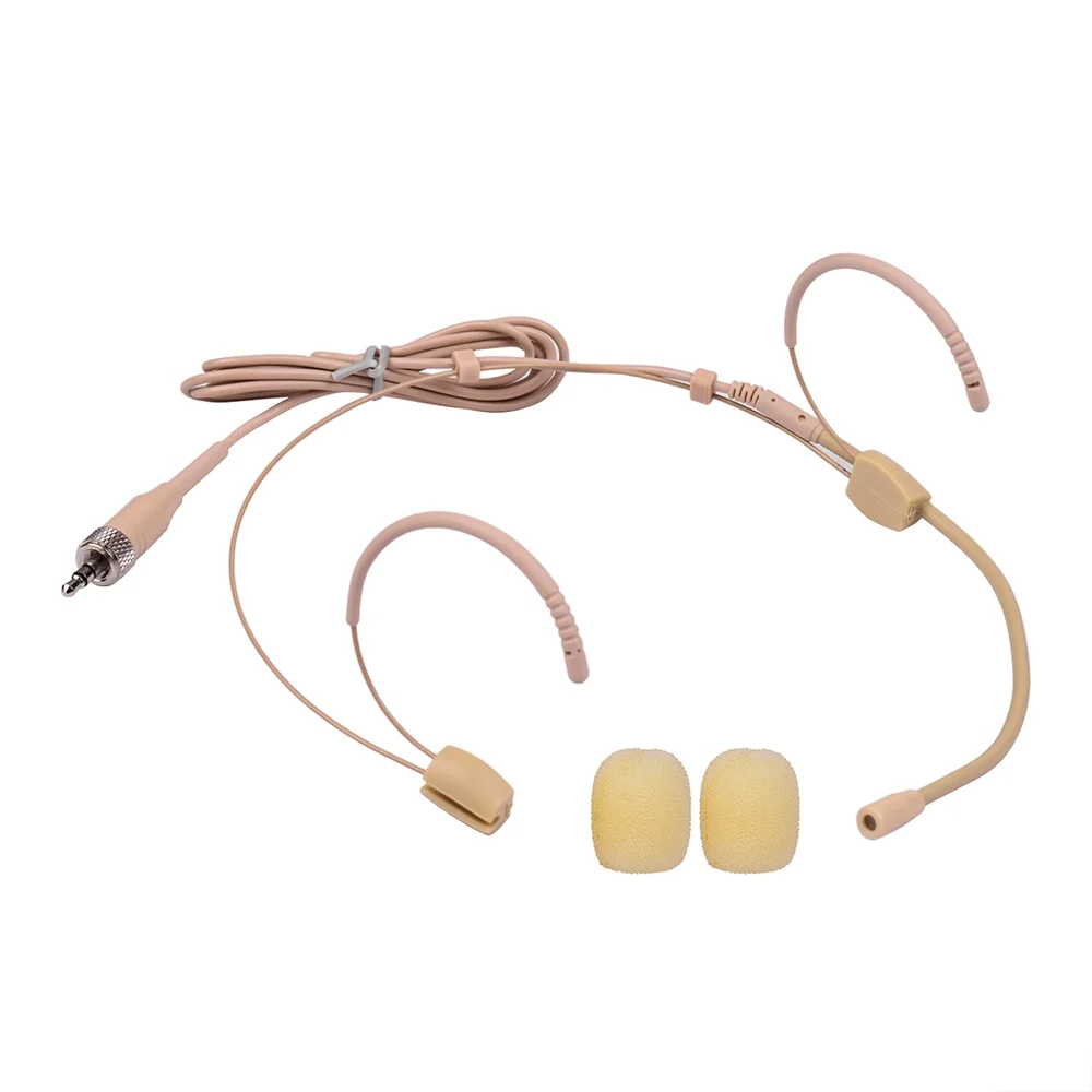 ammoon Sennheiser Wireless Bodypack Compatible Headset Microphone, Condenser Mic for Clear Sound