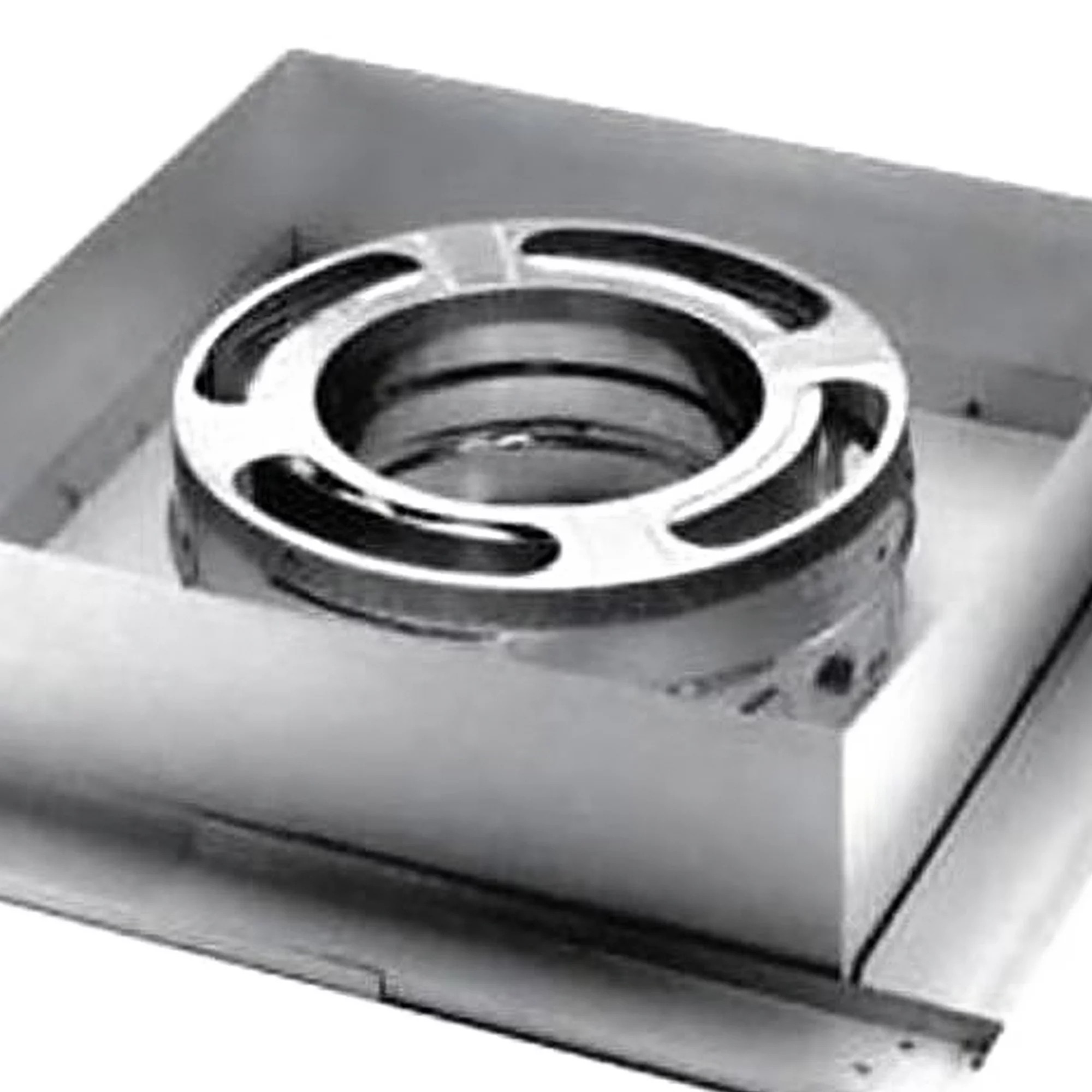 DuraVent Simpson Triple Wall Ceiling Support Box for Wood Stoves, Silver