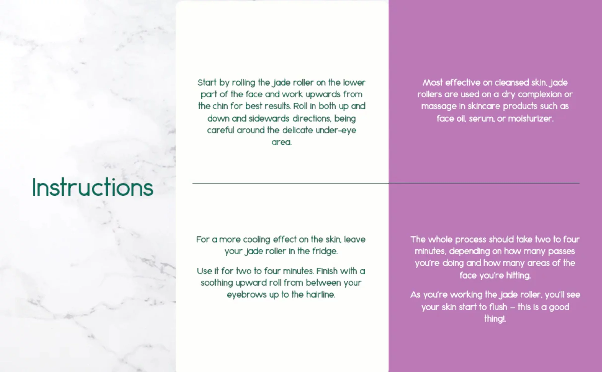 Jade Facial Roller. Skin Care Beauty tool. Facial and Neck Massager. For Women, Men, Everyone.