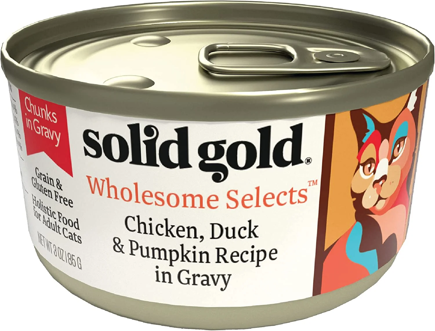 Solid Gold Wholesome Selects Wet Cat Food, Chicken & Pumpkin, 24 cans