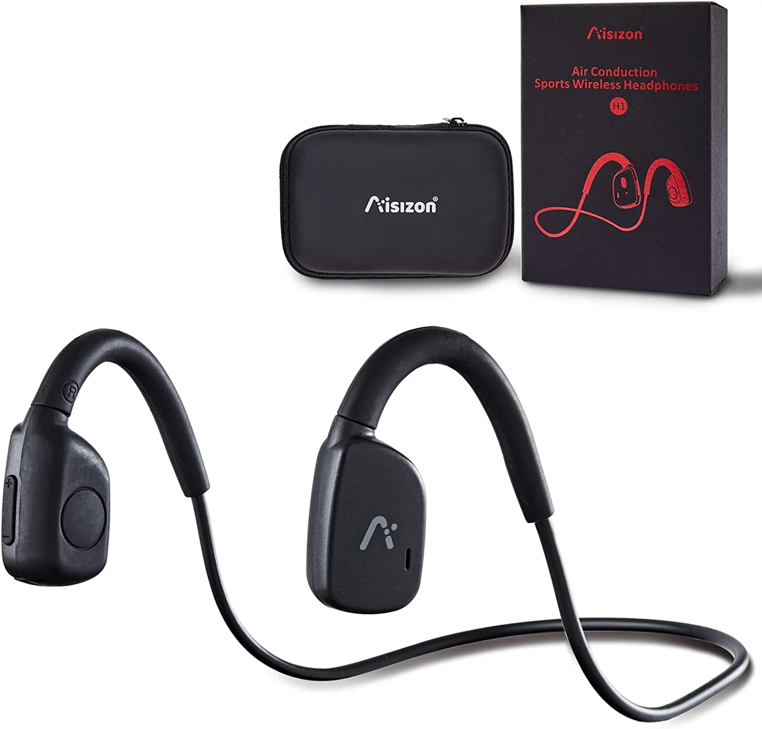 Air Conduction Headphones H1, Over Ear Sports Bluetooth Headphones, Open Ear Headphones
