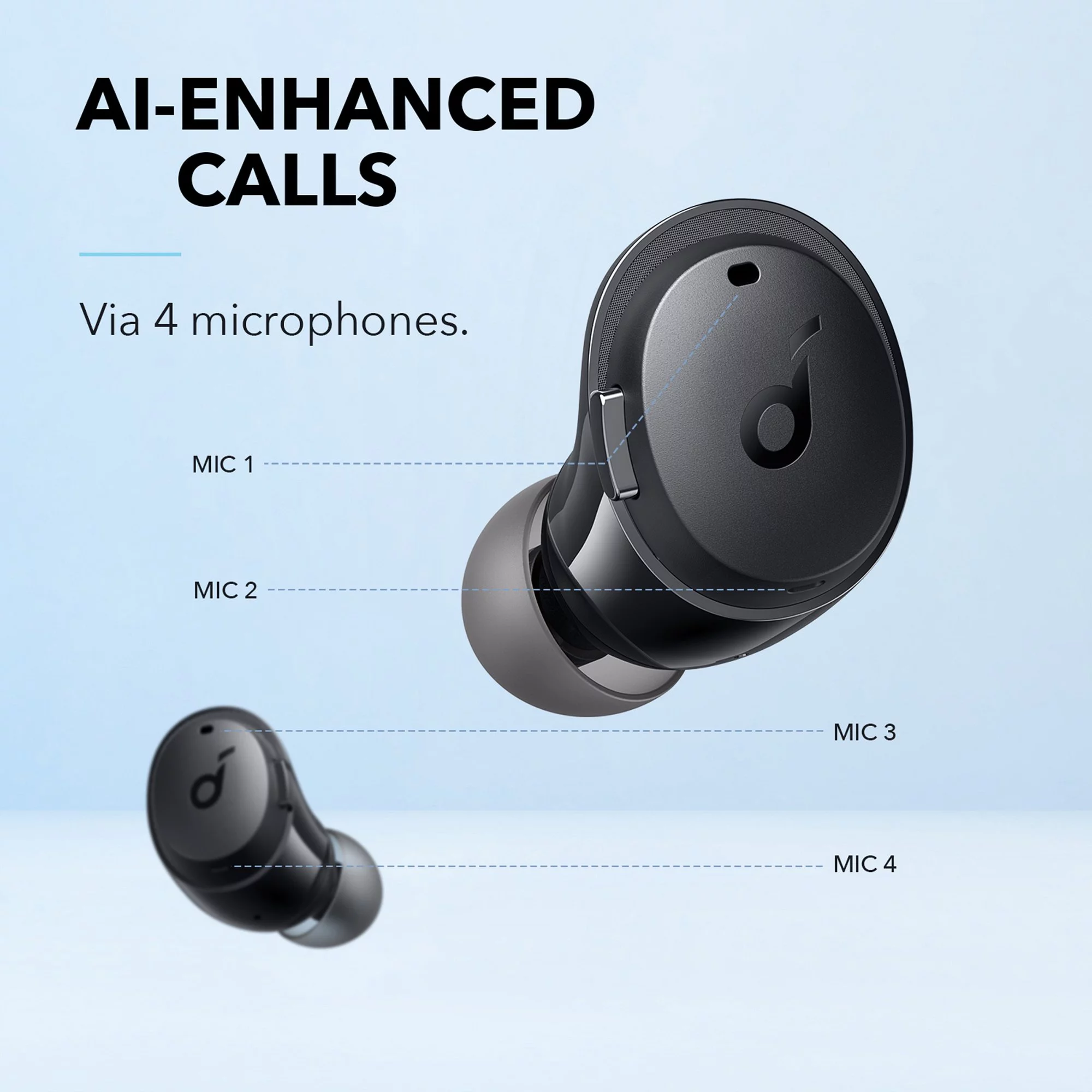 Restored Anker A3982Z11 Soundcore LIFE Dot 3i Earbuds True Wireless ANC Headphones, Black (Refurbished)