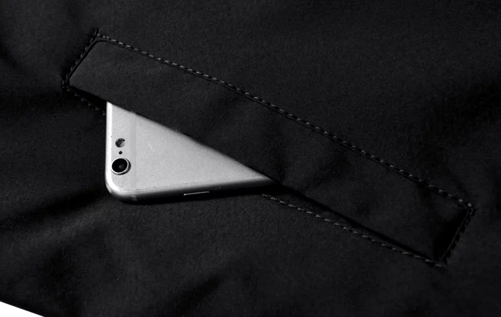 TACVASEN Mens Lightweight Spring Jacket Comfortable Casual Bomber Coat Black L