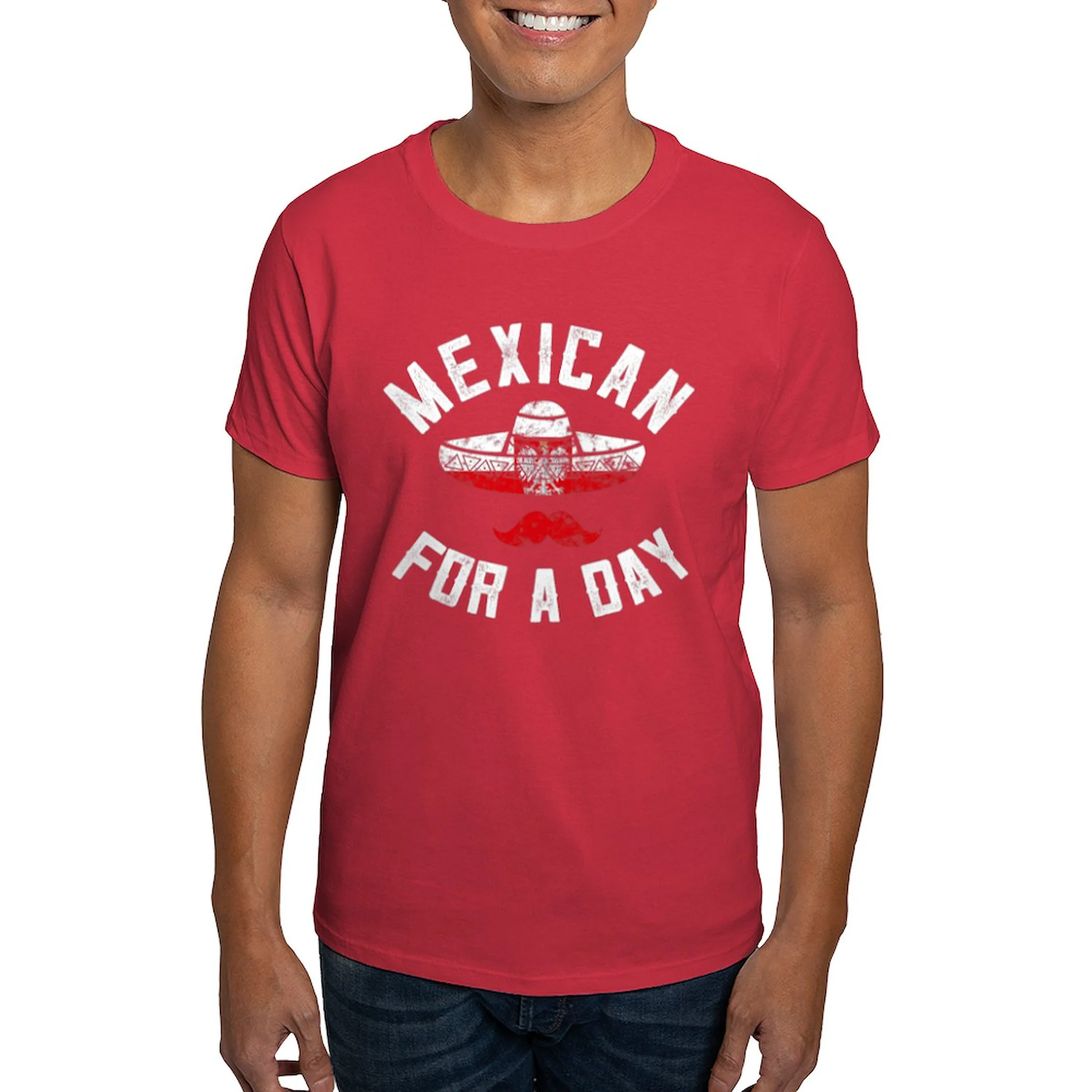 CafePress - Party Mexico Cinco De Mayo Polish Flag T S T Shirt - 100% Cotton T-Shirt