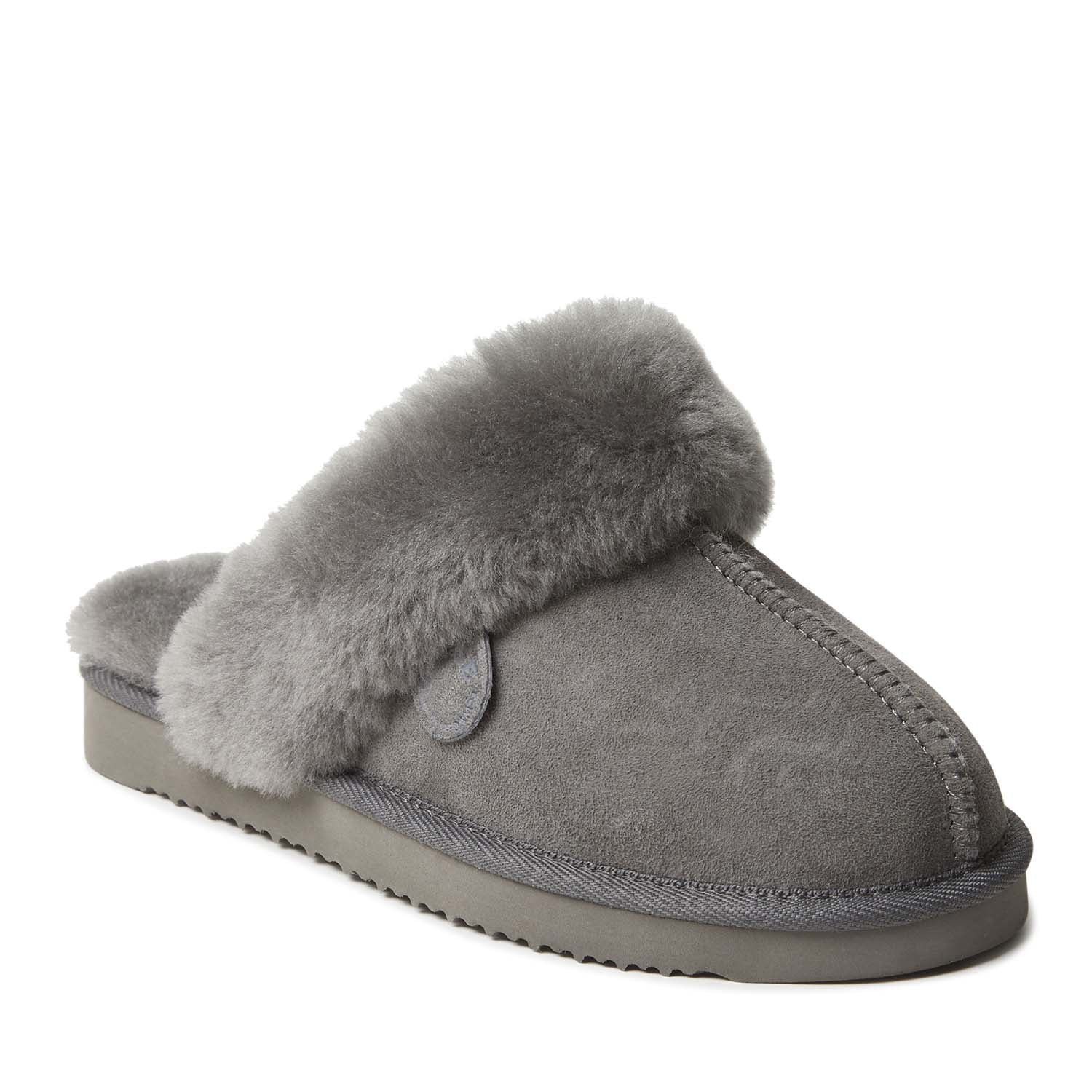 Fireside By Dearfoams Women's Sydney Genuine Shearling Scuff