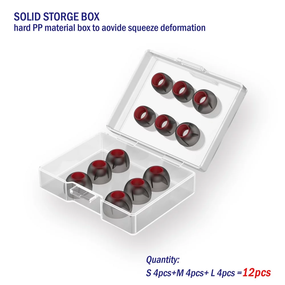 TENNMAK Turbo Eartips Compatible with Soundcore by Anker Liberty 2 Pro & 3 Pro & 4 Earbuds Ear Tips Earpad with SML Size *6 Pairs