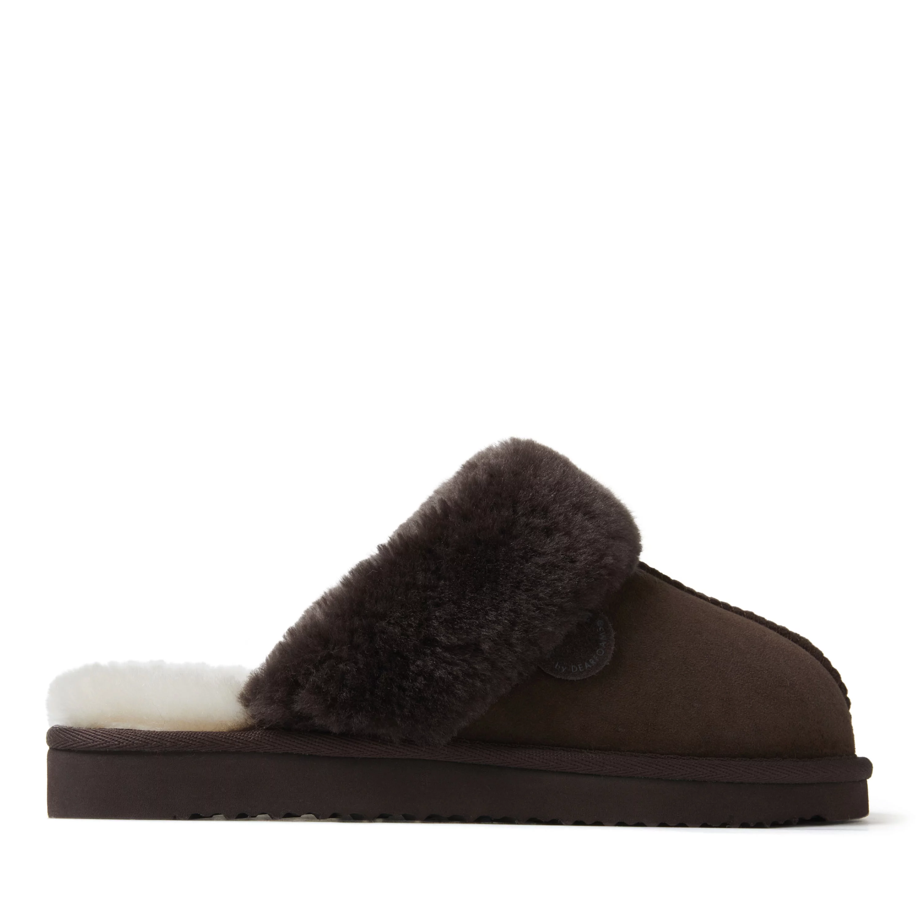 Fireside By Dearfoams Women's Sydney Genuine Shearling Scuff