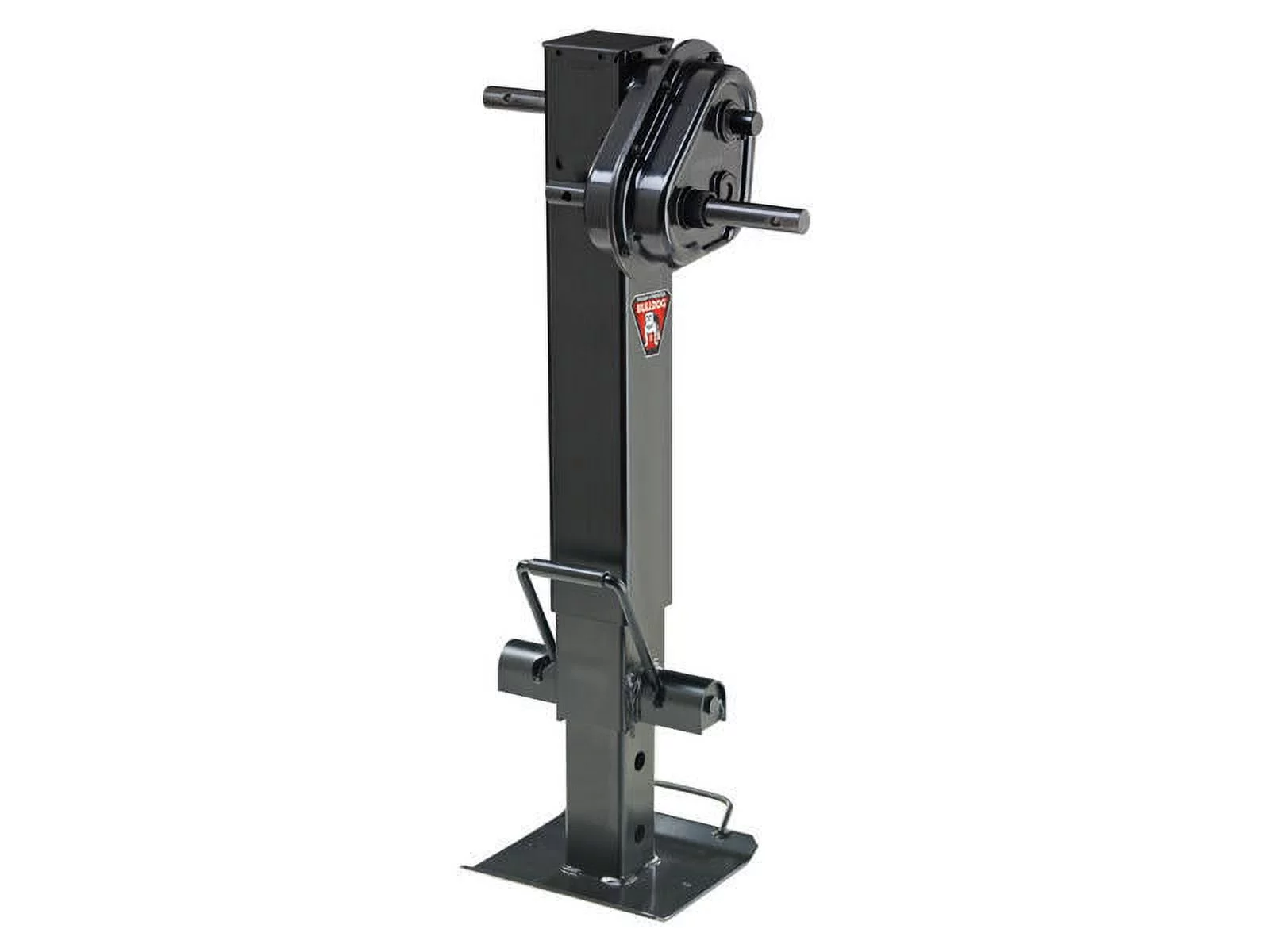 Bulldog 2-Speed 25,000 lbs Square Trailer Jack Drop Leg Sidewind 12.5 in. Lift Spring Return