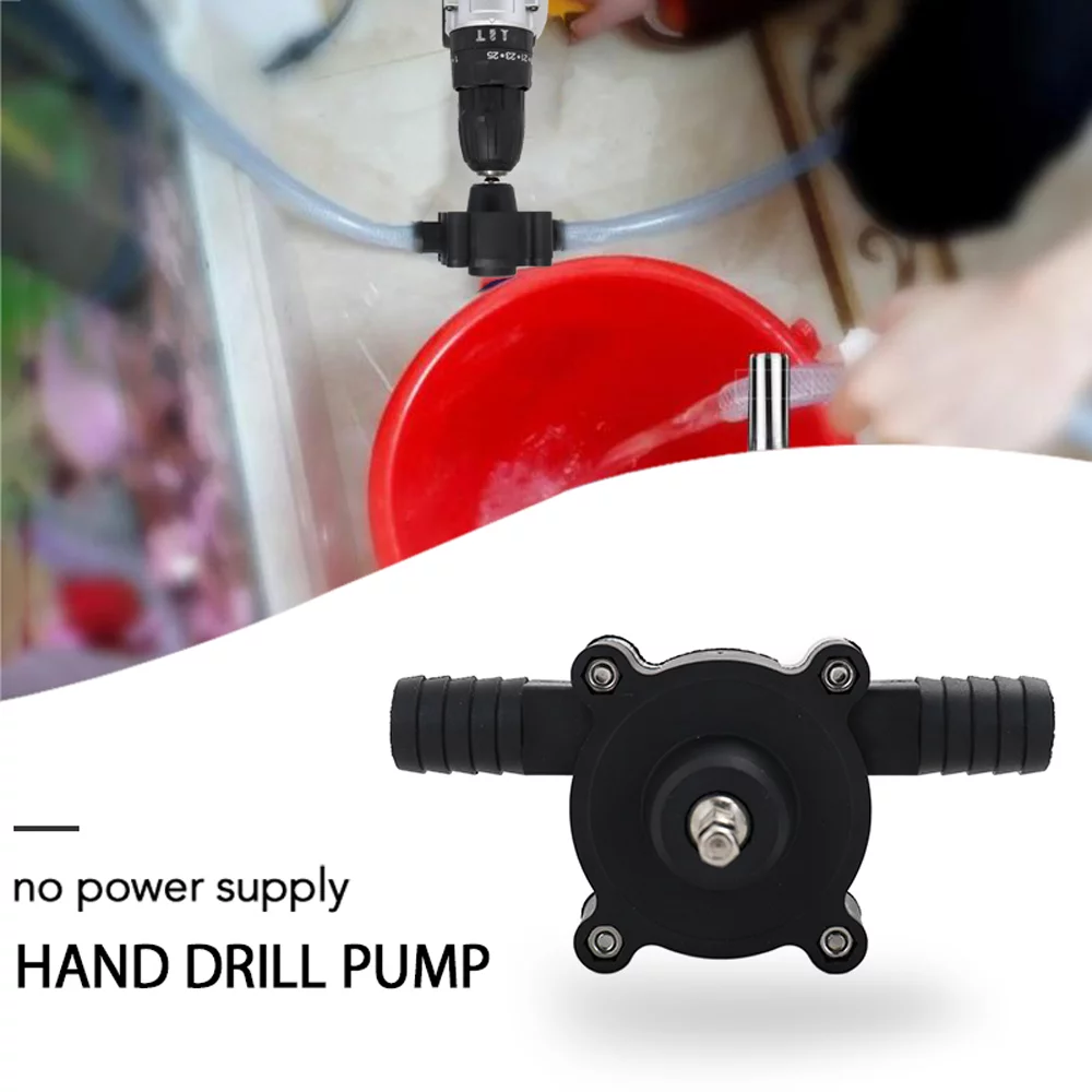 Tomshoo Portable Electric Drill Pump Self Priming Transfer Pumps Oil Fluid Water Pump