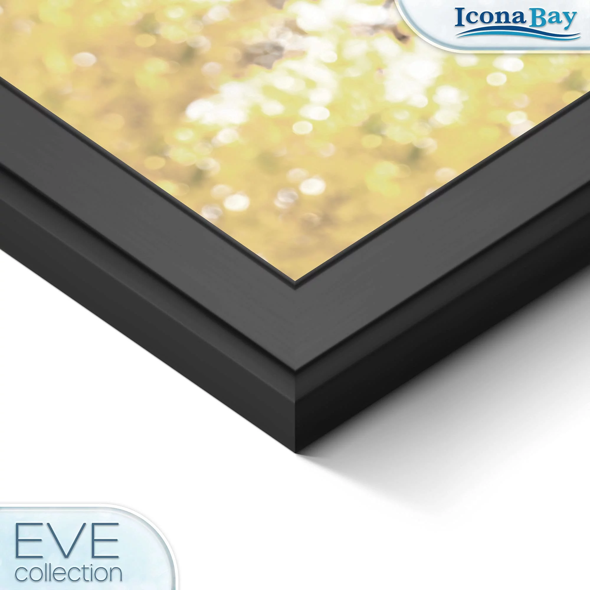 Icona Bay 4x6 Black Picture Frames, 6 PK, Eve Tabletop Picture Frames