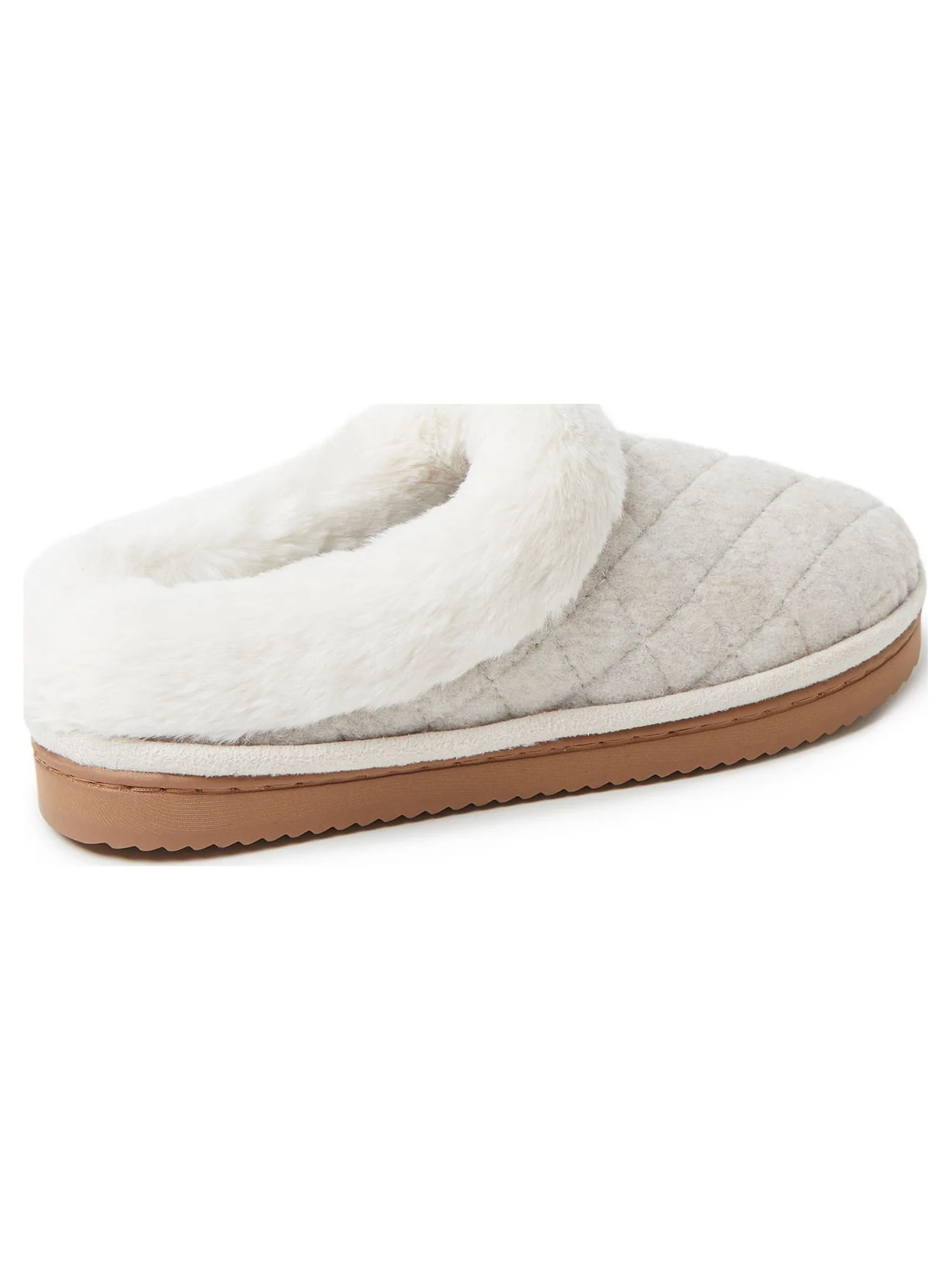 Dearfoams Cozy Comfort Women's Wool Inspired Clog Slippers