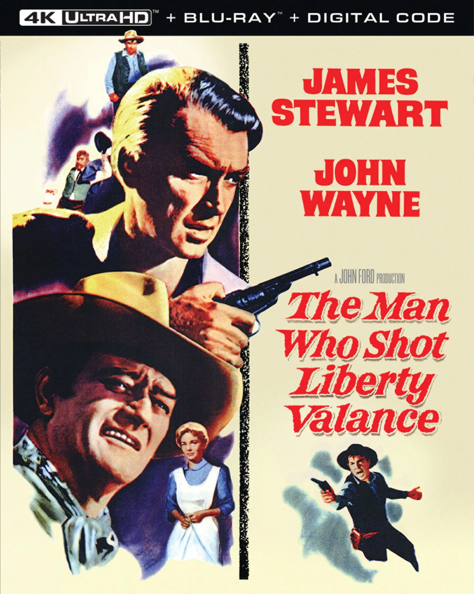 The Man Who Shot Liberty Valance (4K Ultra HD + Blu-ray + Digital)