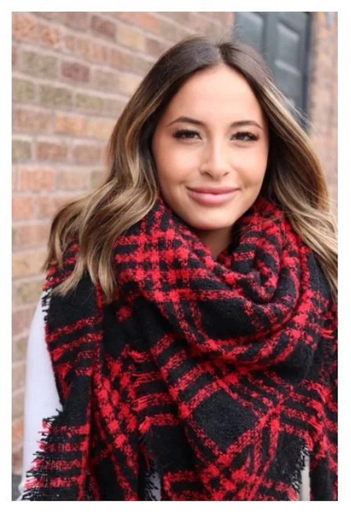 Panache Accessories Fuzzy Blanket Scarf Scarves Fringe 58