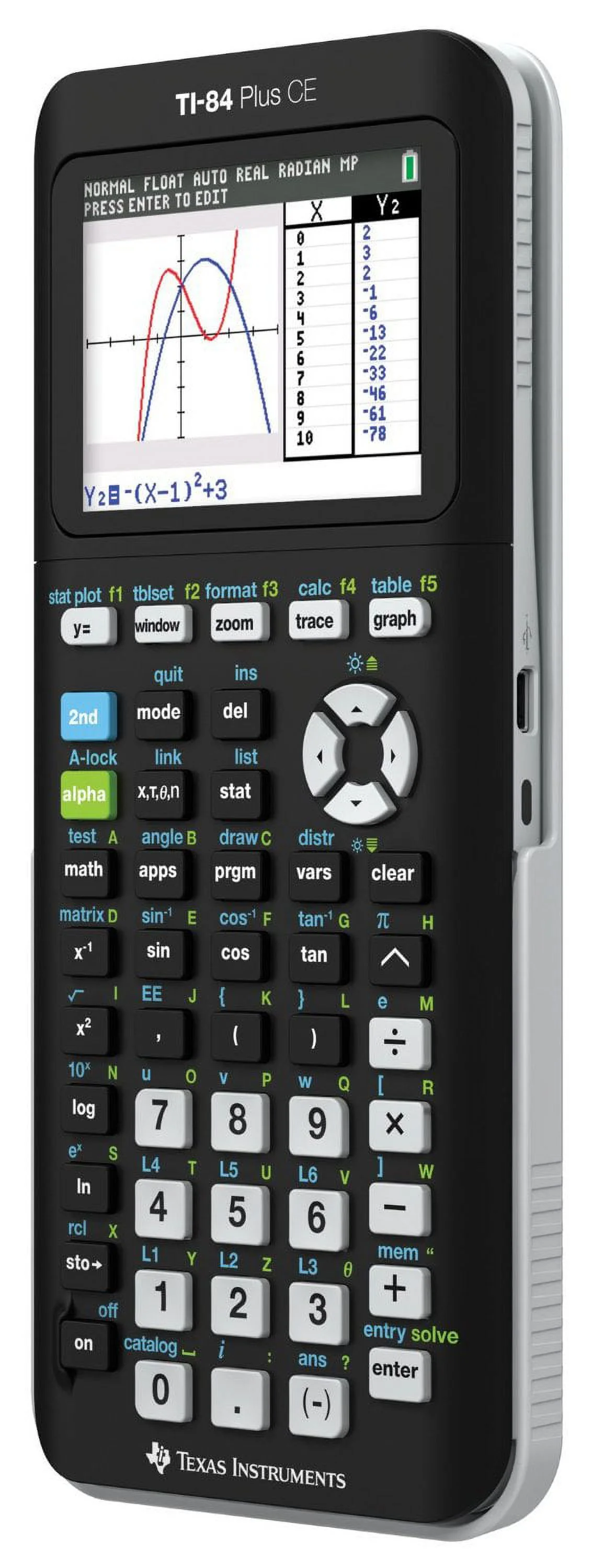 Texas Instruments TEXAS TI-84PLUS CE COLOR GRAPHING CALCULATOR TI84PLCE