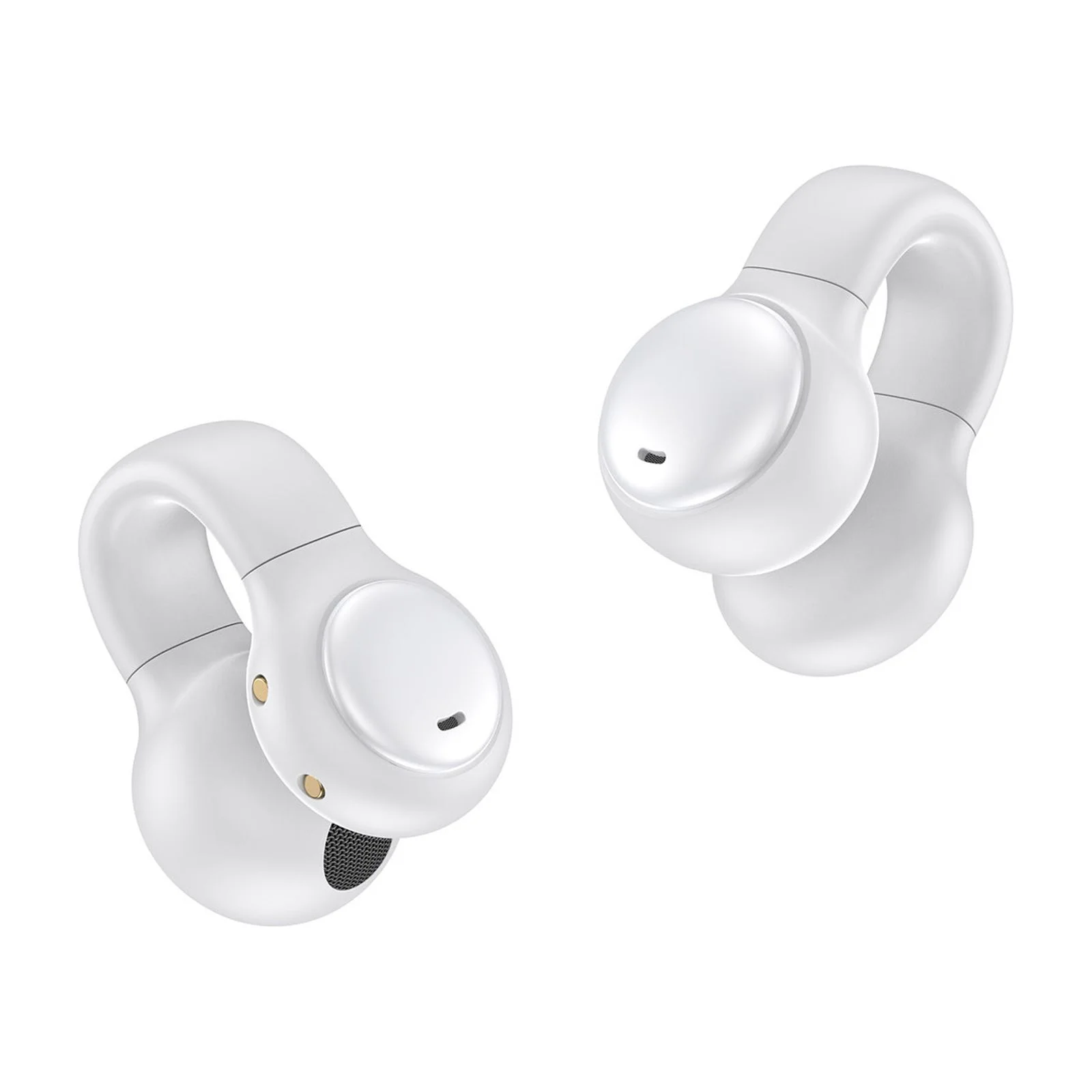 YHAIOGS Driving Headset Bluetooth 5.3 Headphones Dual Microphone Wireless Earbuds Long Battery Life LED Display Deep Bass Noise Cancelling Headphones Compatible with All Bluetooth Devices