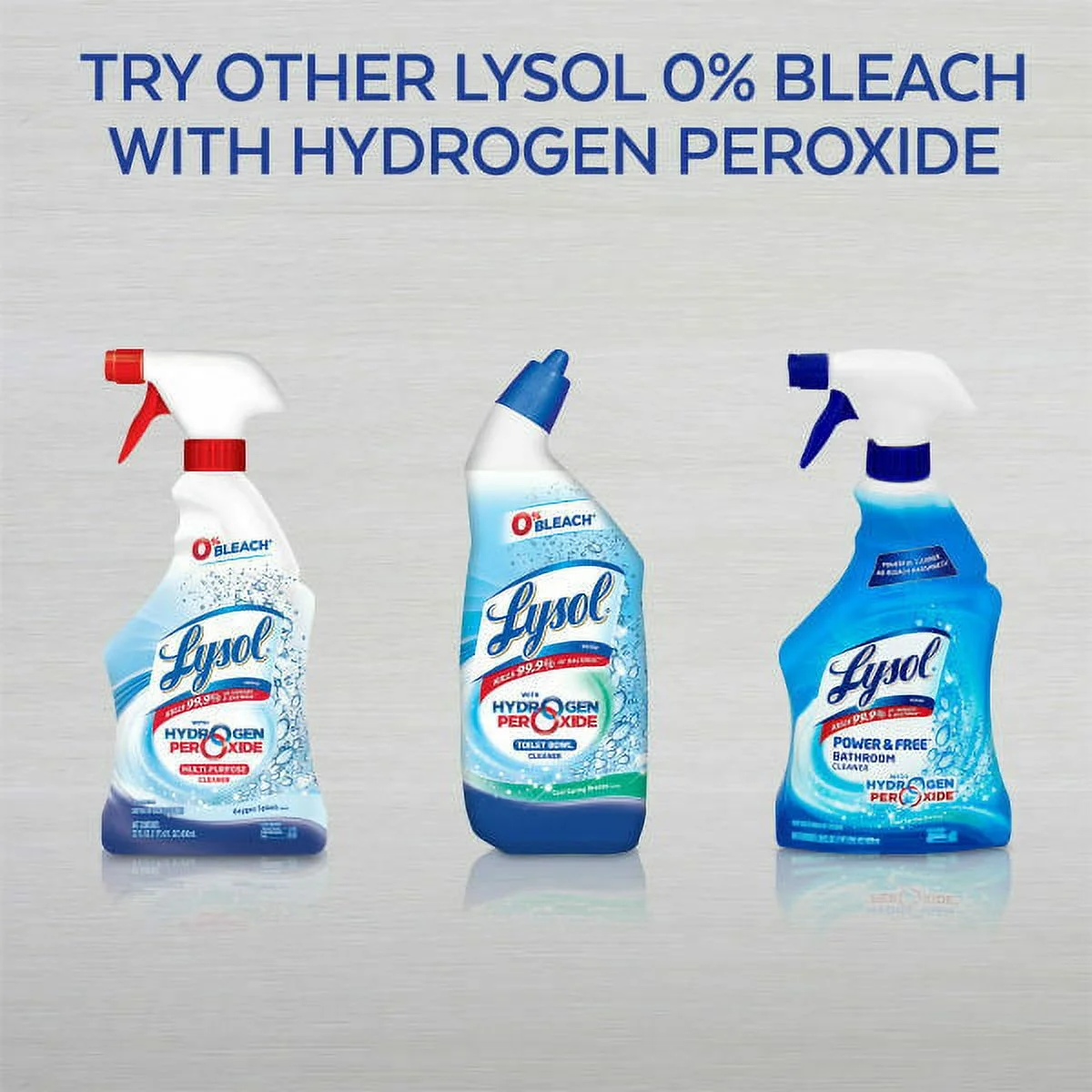 Lysol with Hydrogen Peroxide Multi-Purpose Cleaner, Citrus Sparkle Zest 32 oz (Pack of 2)