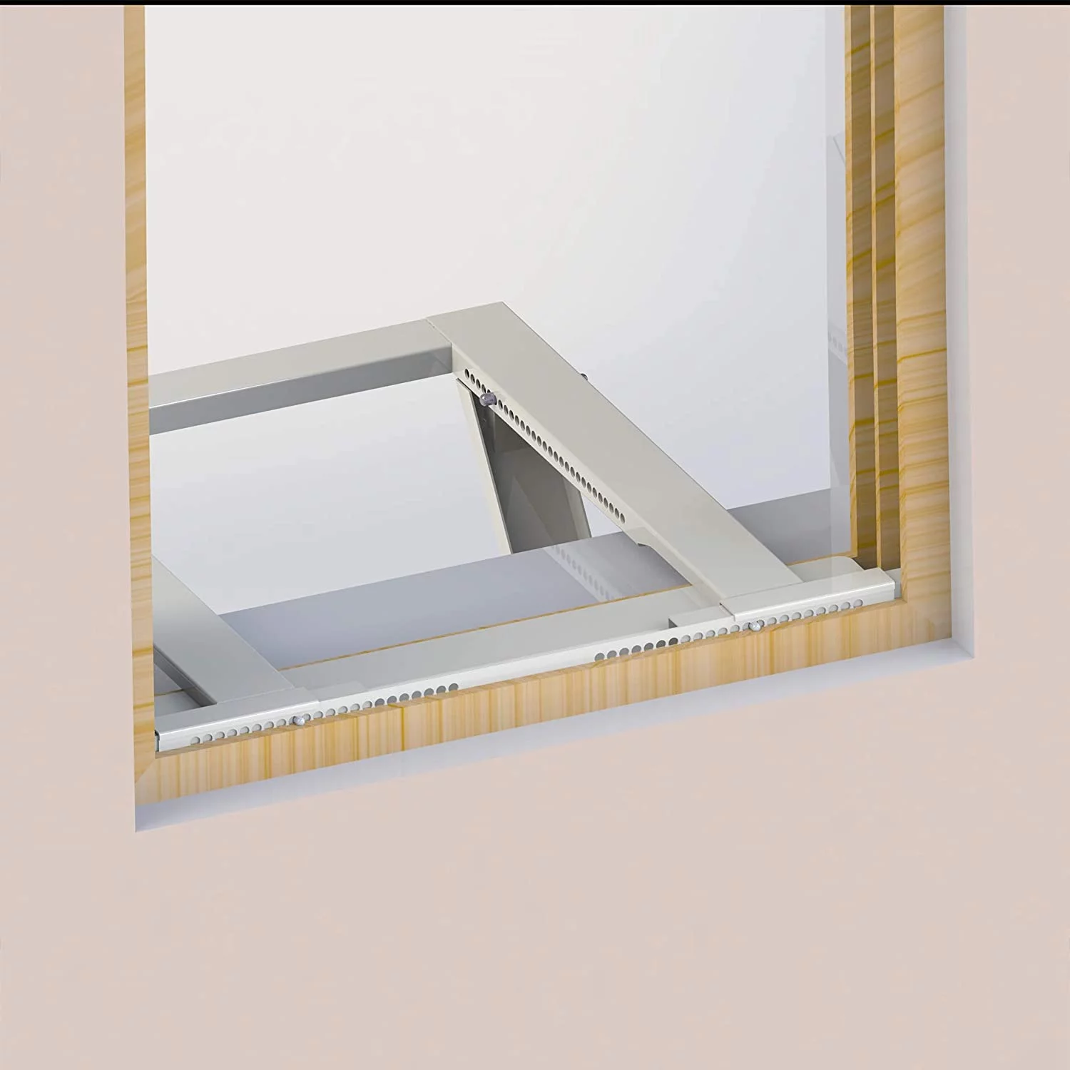 Air Conditioner Support Bracket, No Tools or Drilling Required – Easy to Install Universal Window AC Mount – Heavy Duty Steel, Holds Up to 200lbs – Fits Single Or Double Hung Windows