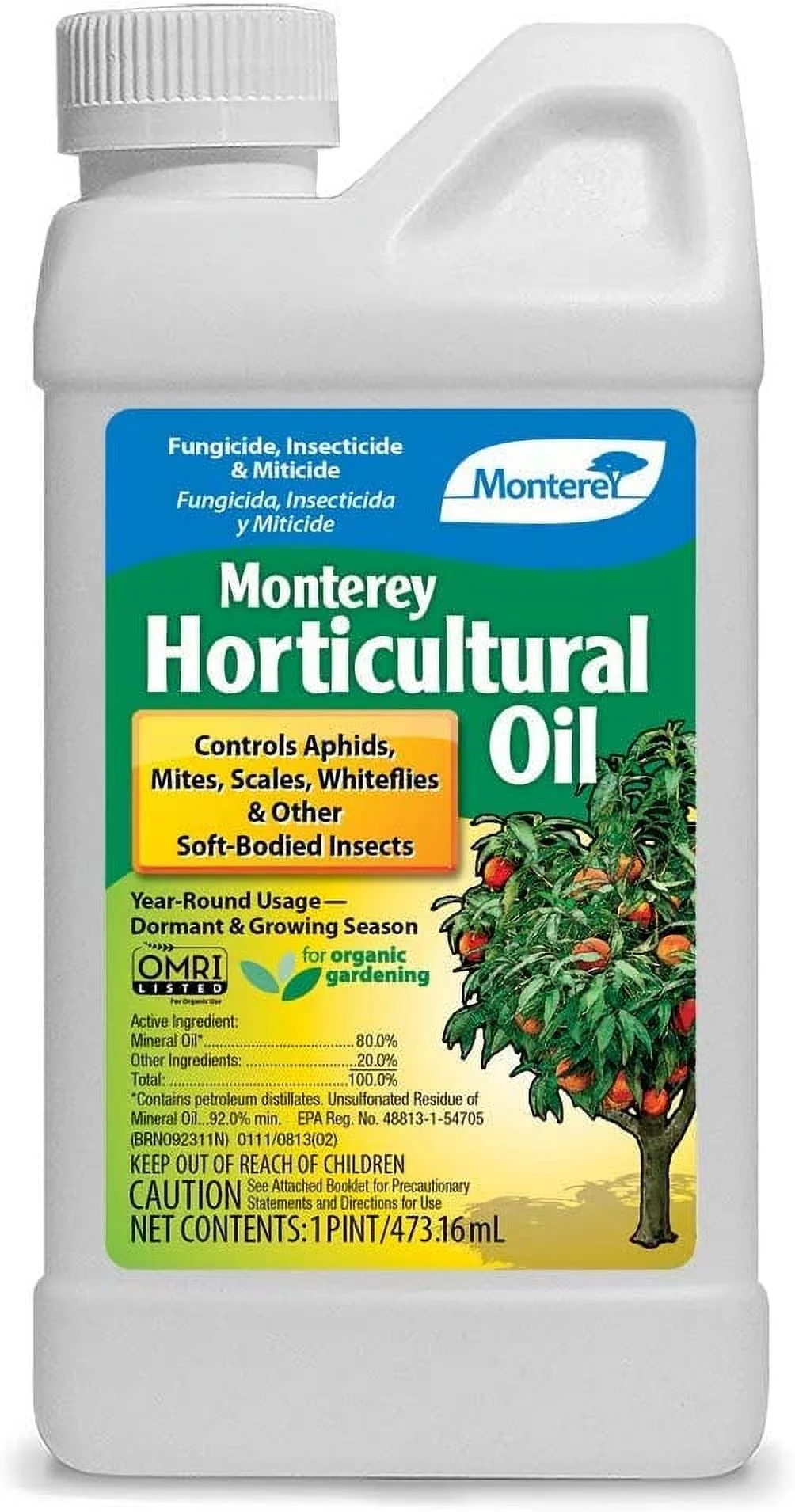 Monterey LG 6286 Insect Killer Horticultural Oil Organic Liquid Concentrate 1 pt