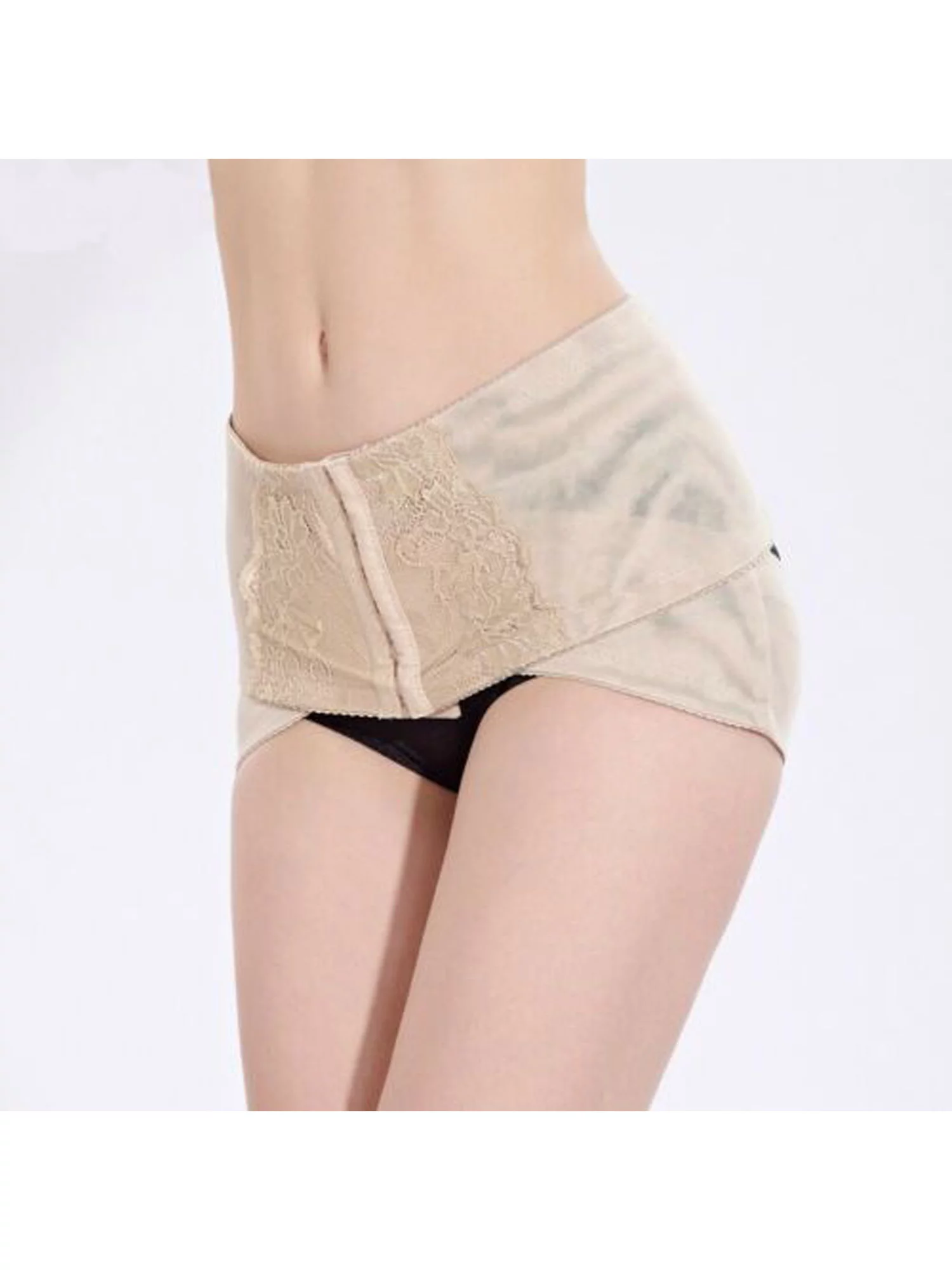 Spring hue Women Postpartum Wrap Belts Relieve Pressure Front Button Waist Pelvic Band