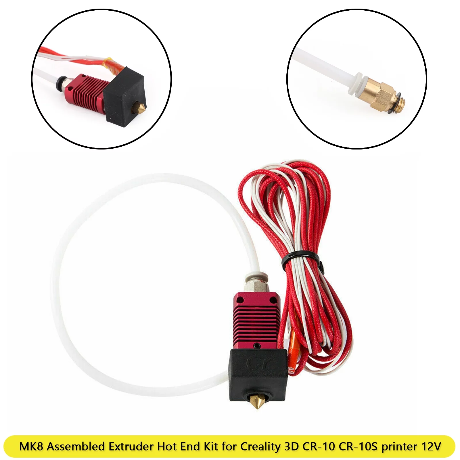 MK8 Assembled Extruder Hot End Kit for CR-10 CR-10S printer 12V 3D Printer Parts