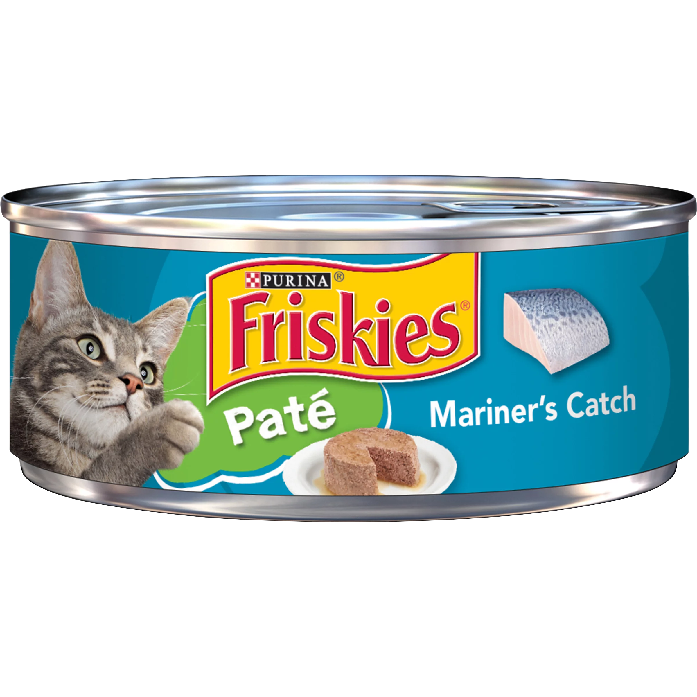 Friskies Pate Wet Cat Food, Mariner's Catch, 5.5 oz. Can