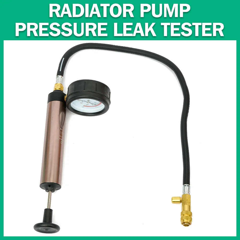 14Pcs Radiator Pump Pressure Leak Tester Detector Coolant System Test Tool Kit
