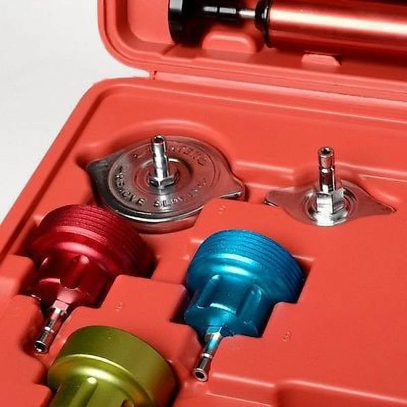 Auto Cooling System Pressure Test Tester Testing Tool Radiator Coolant Pump Kit