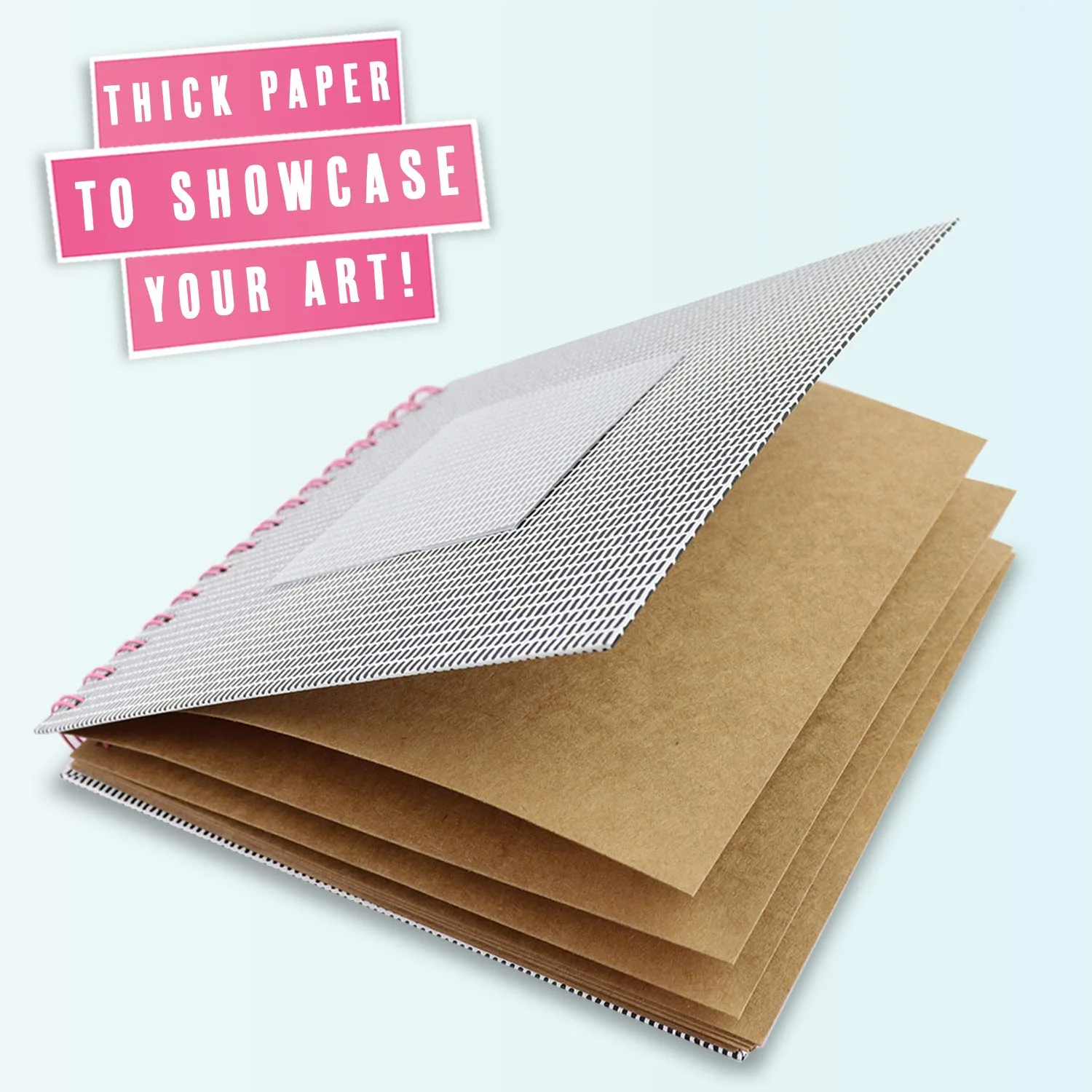 Design Your Own Pink Scrapbook by Doodle Hog, Kids Scrapbook Kit, Gifts for 10 Year Old Girl, Personalize & Decorate Your DIY Scrapbook with Washi Tape, Sticker Sheets, 40-Page Thick Paper, Hardcover