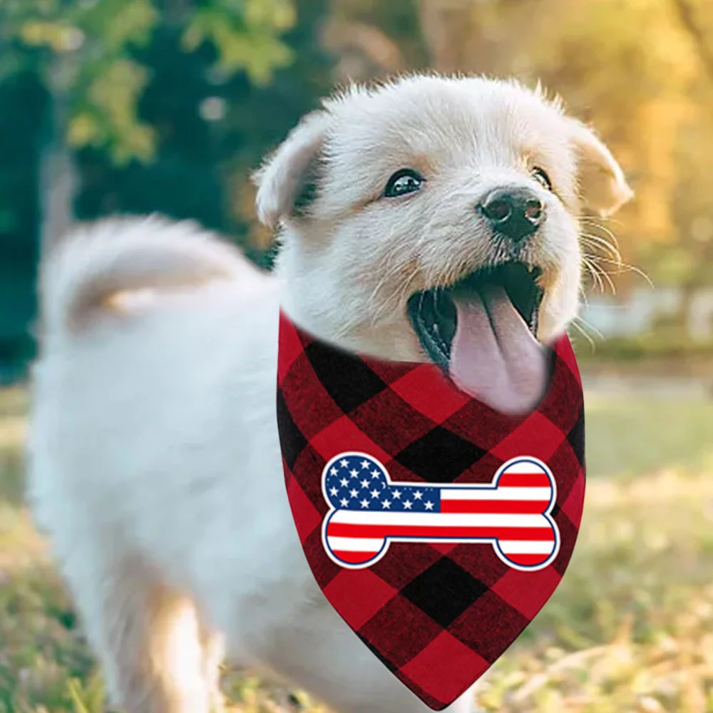 Yeetfub Clearance Microfiber Towel Pet Bandana And Scarf Set For American Independence Day 1PC Cotton Hand Towels For Bathroom
