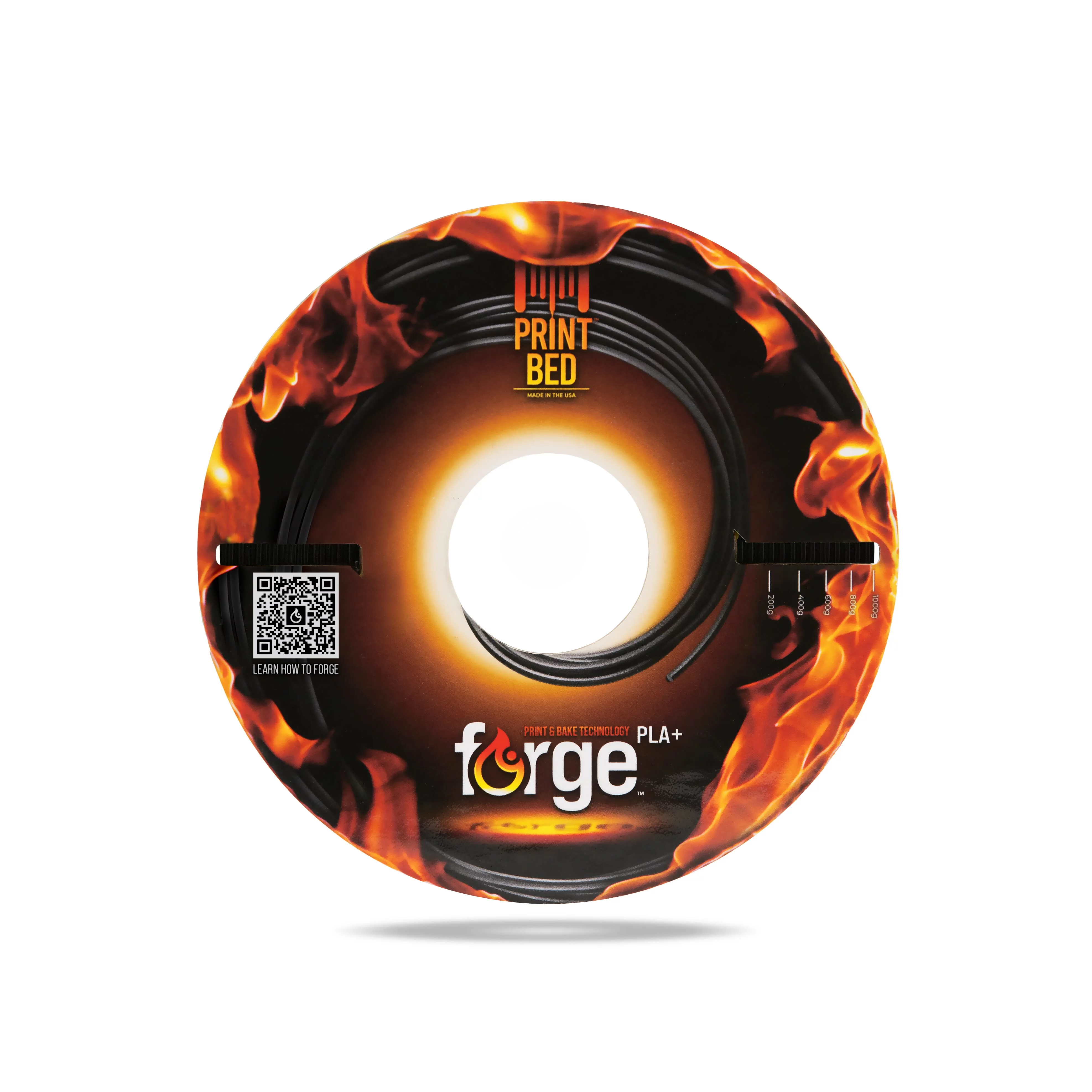 Black FORGE PLA+ 1kg 1.75mm